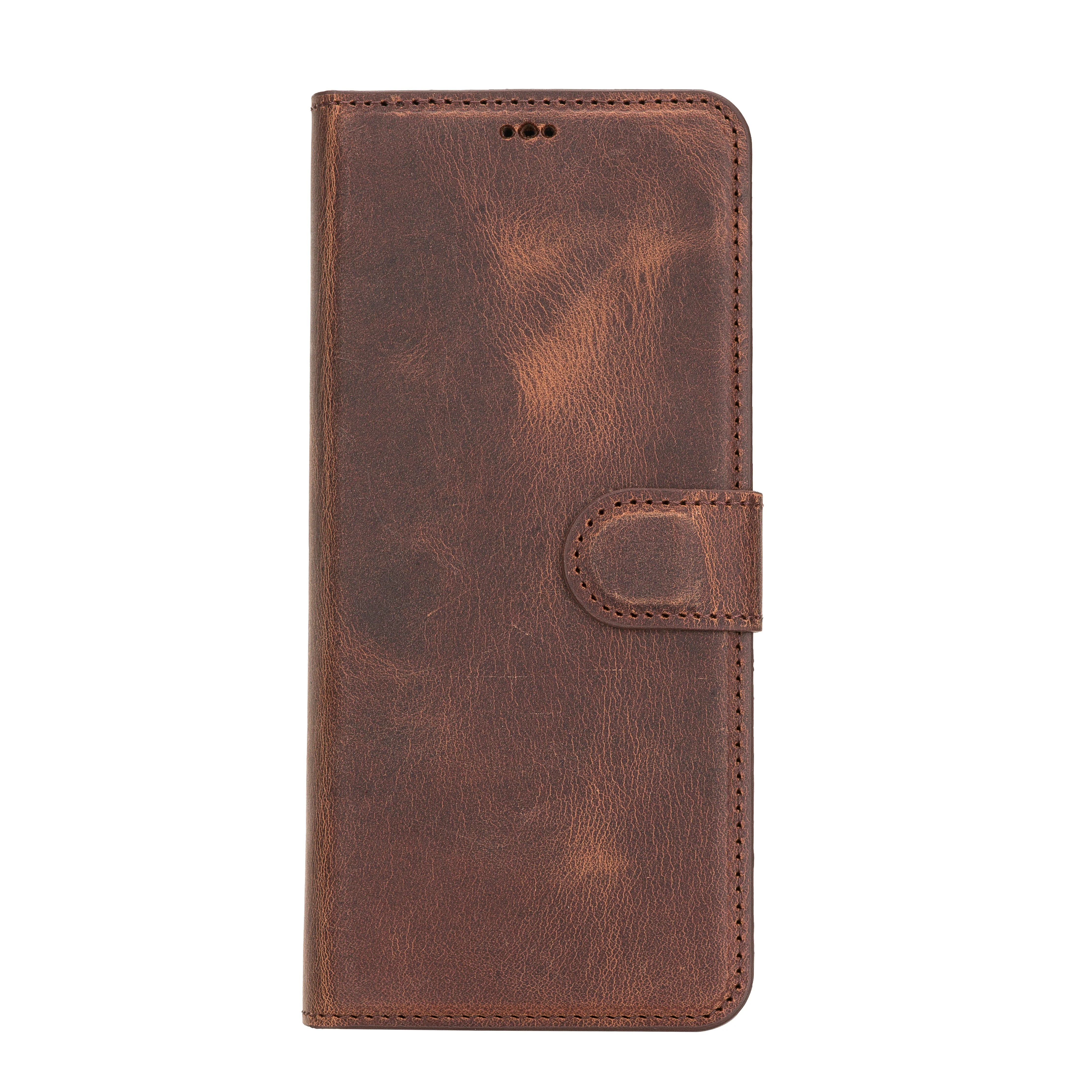 Liluri Samsung Galaxy S21 Ultra Detachable Genuine Leather Wallet Case