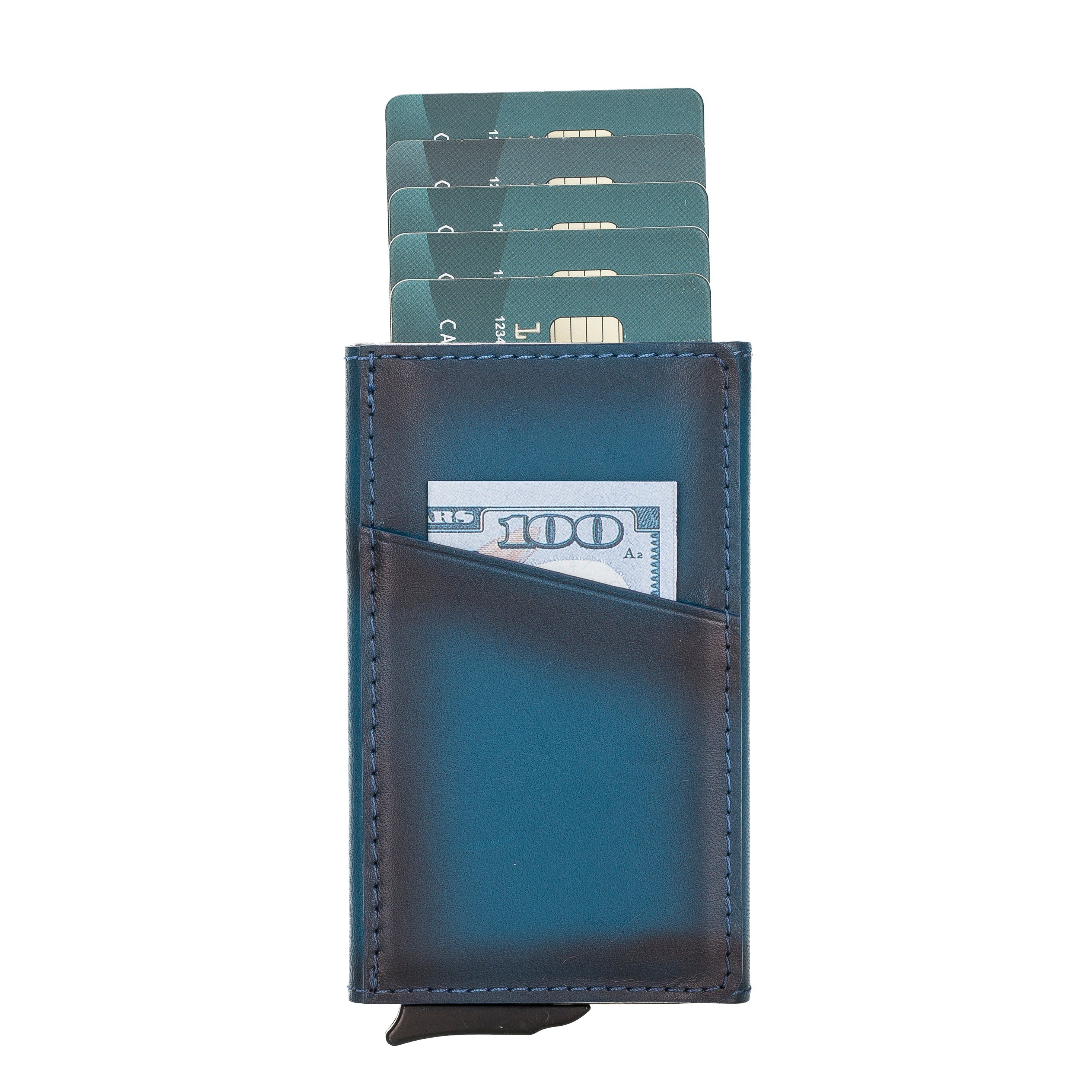 Torres Genuine Leather Pop-up Card Holder