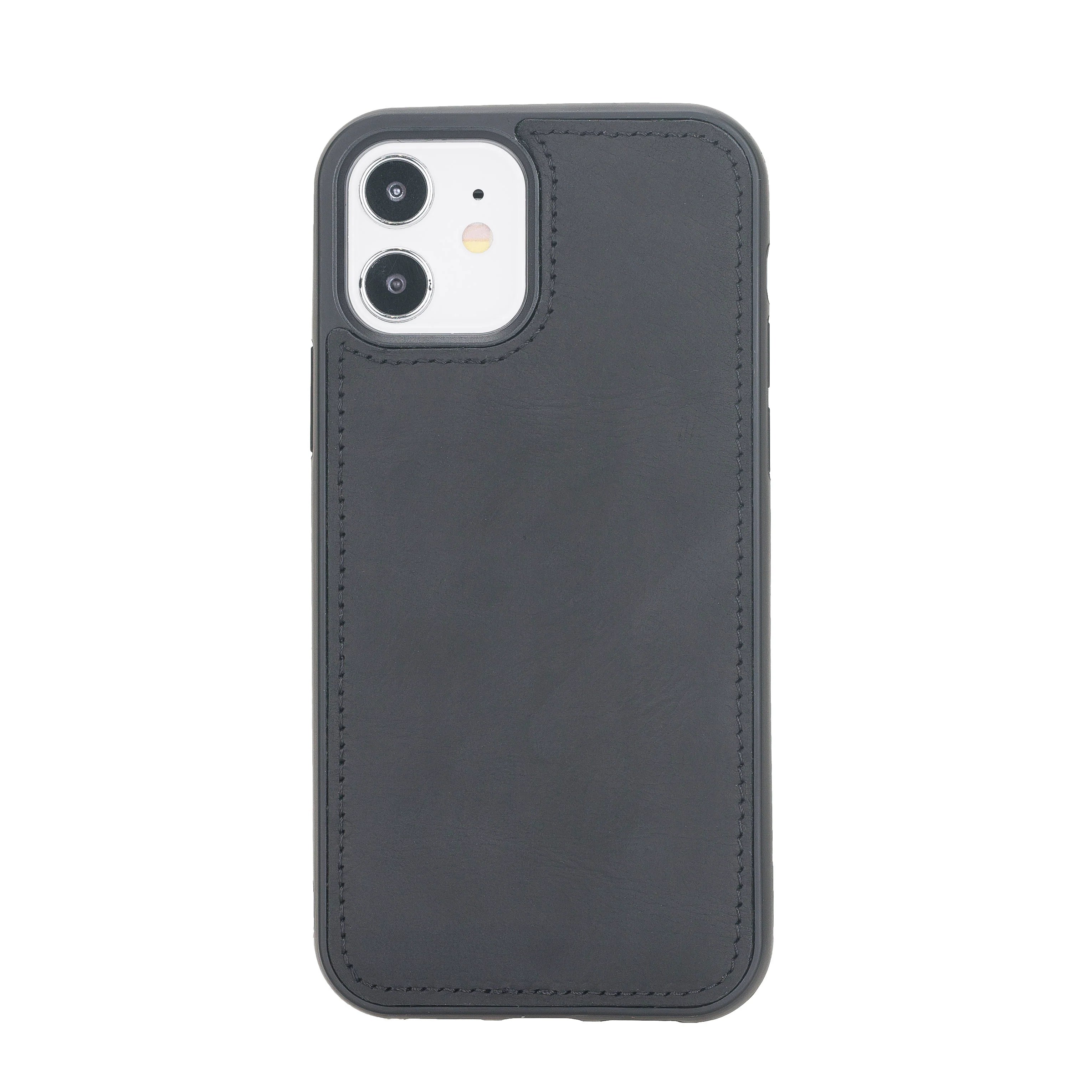 Santa iPhone 12 Mini Genuine Leather Detachable Wallet Case