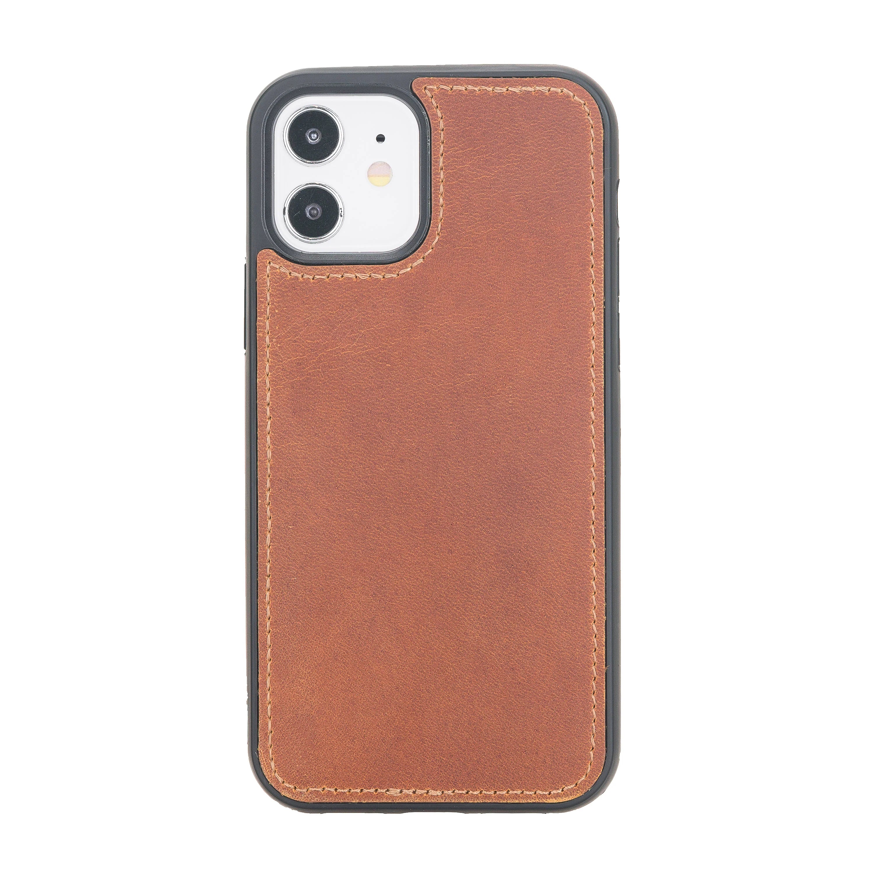 Santa iPhone 12 Mini Genuine Leather Detachable Wallet Case