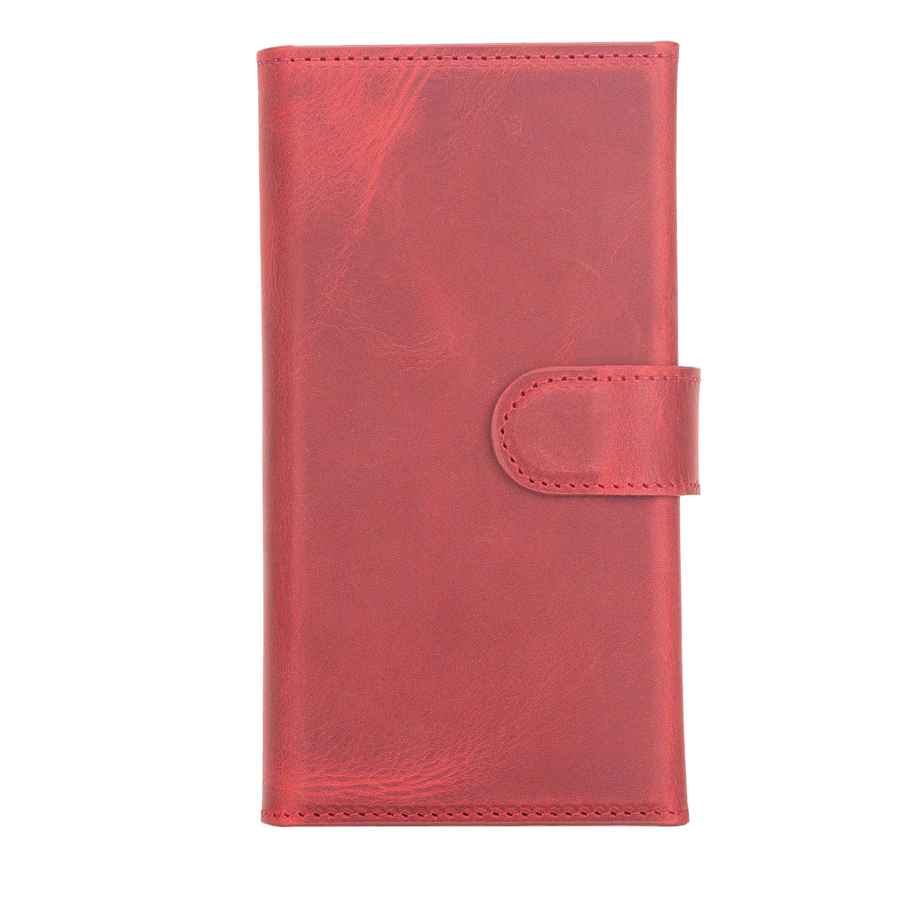 Santa iPhone 12 Pro Genuine Leather Detachable Wallet Case