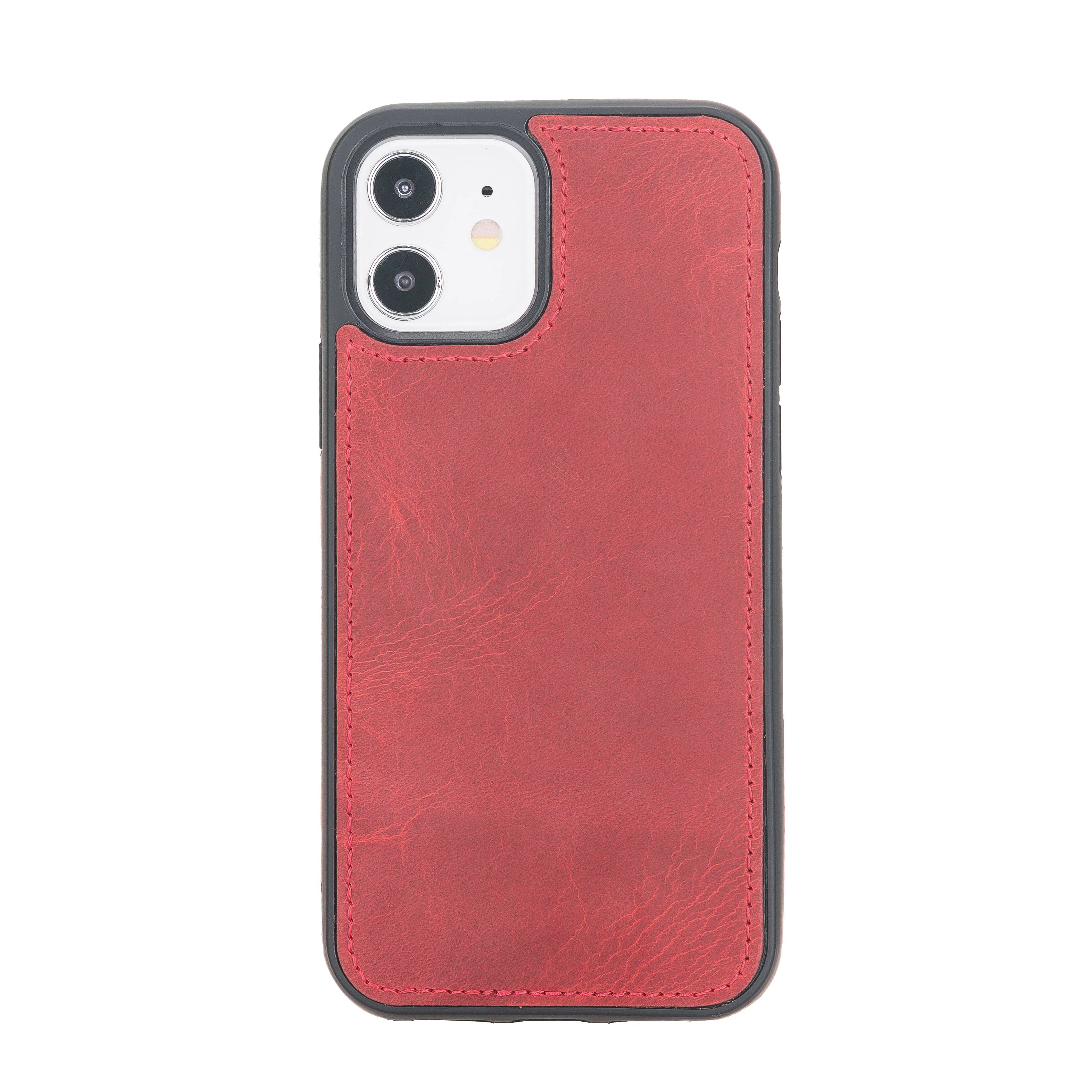 Santa iPhone 12 Mini Genuine Leather Detachable Wallet Case