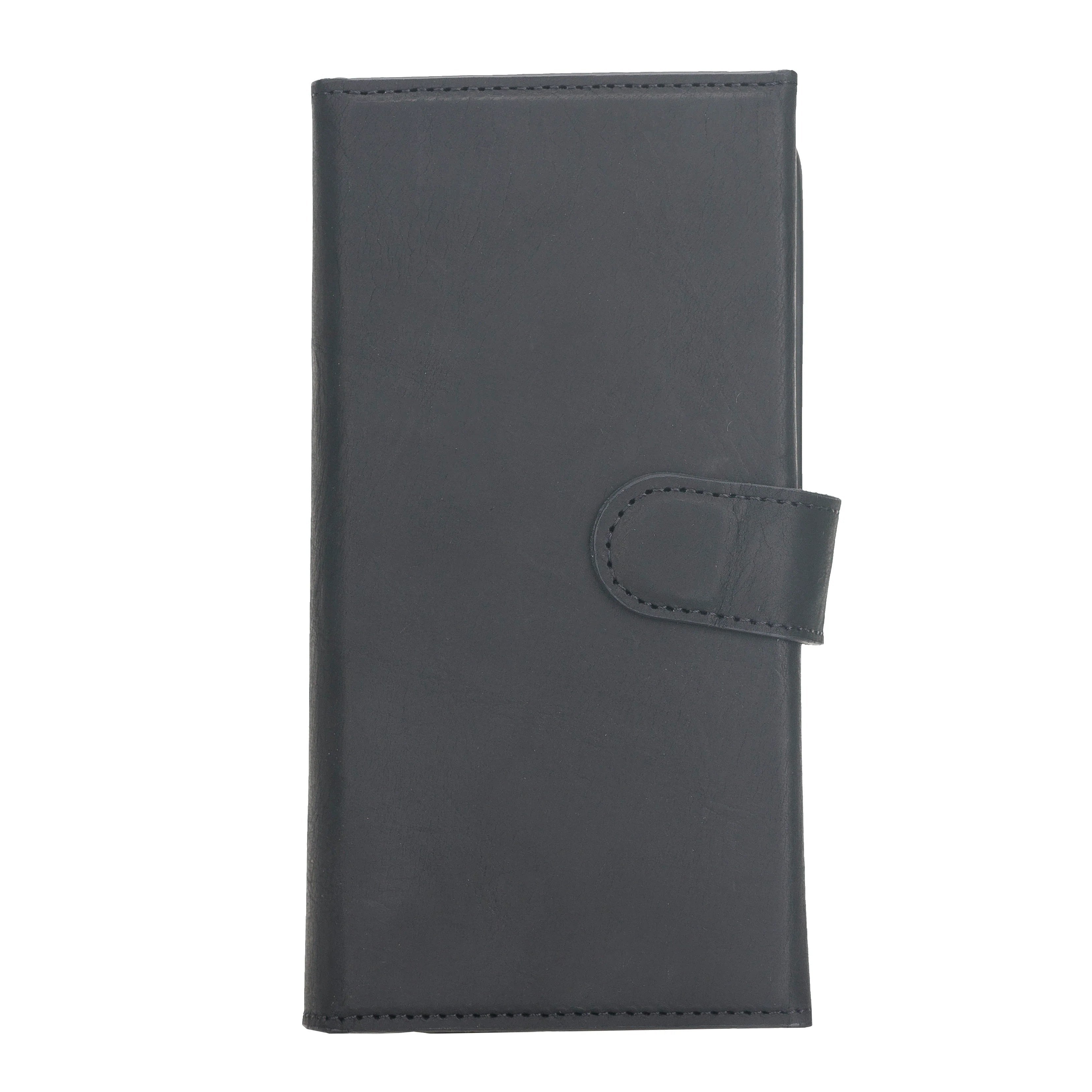 Santa iPhone 12 Pro Max Genuine Leather Detachable Wallet Case