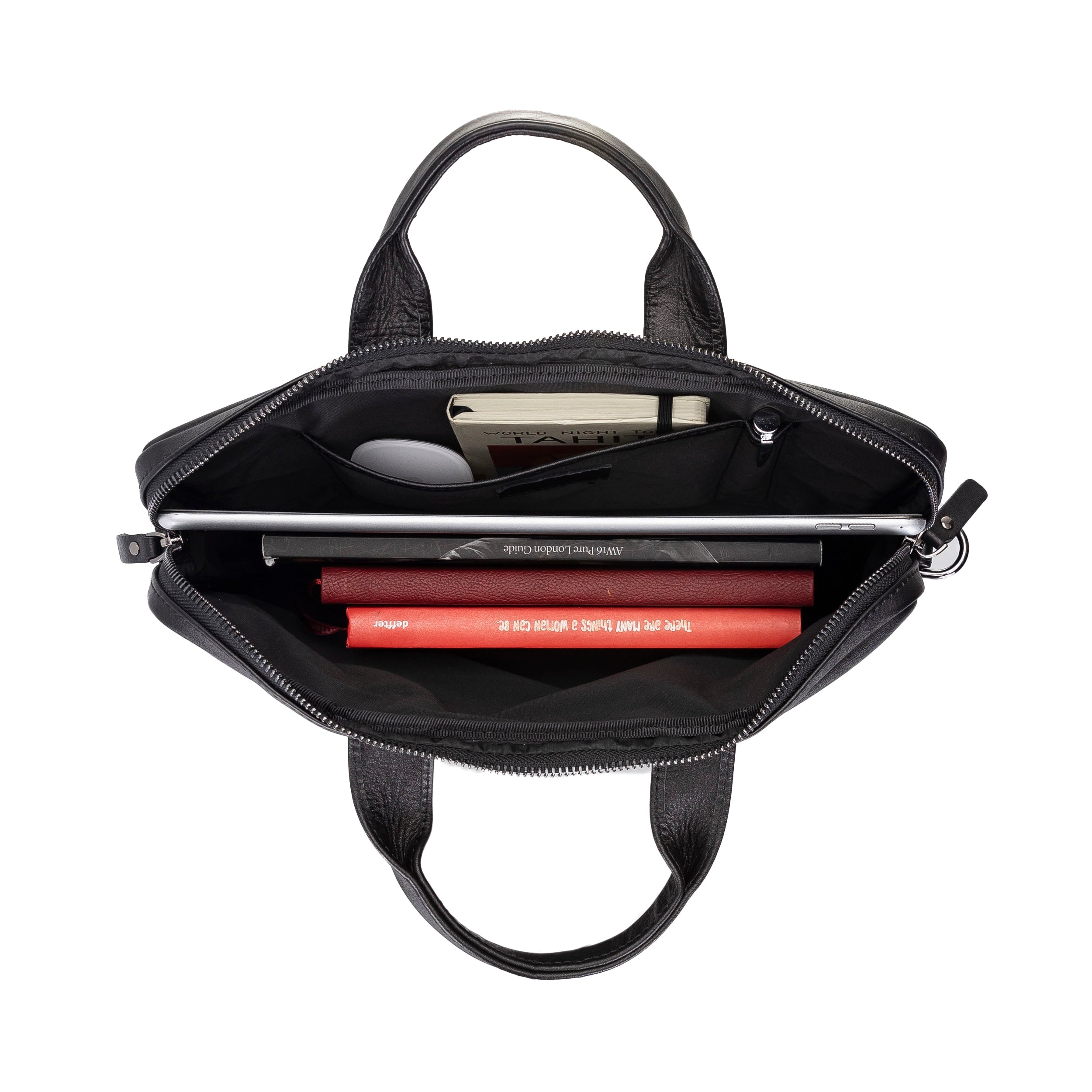 Apollo Genuine Leather Business Briefcase / Laptop Case 14"