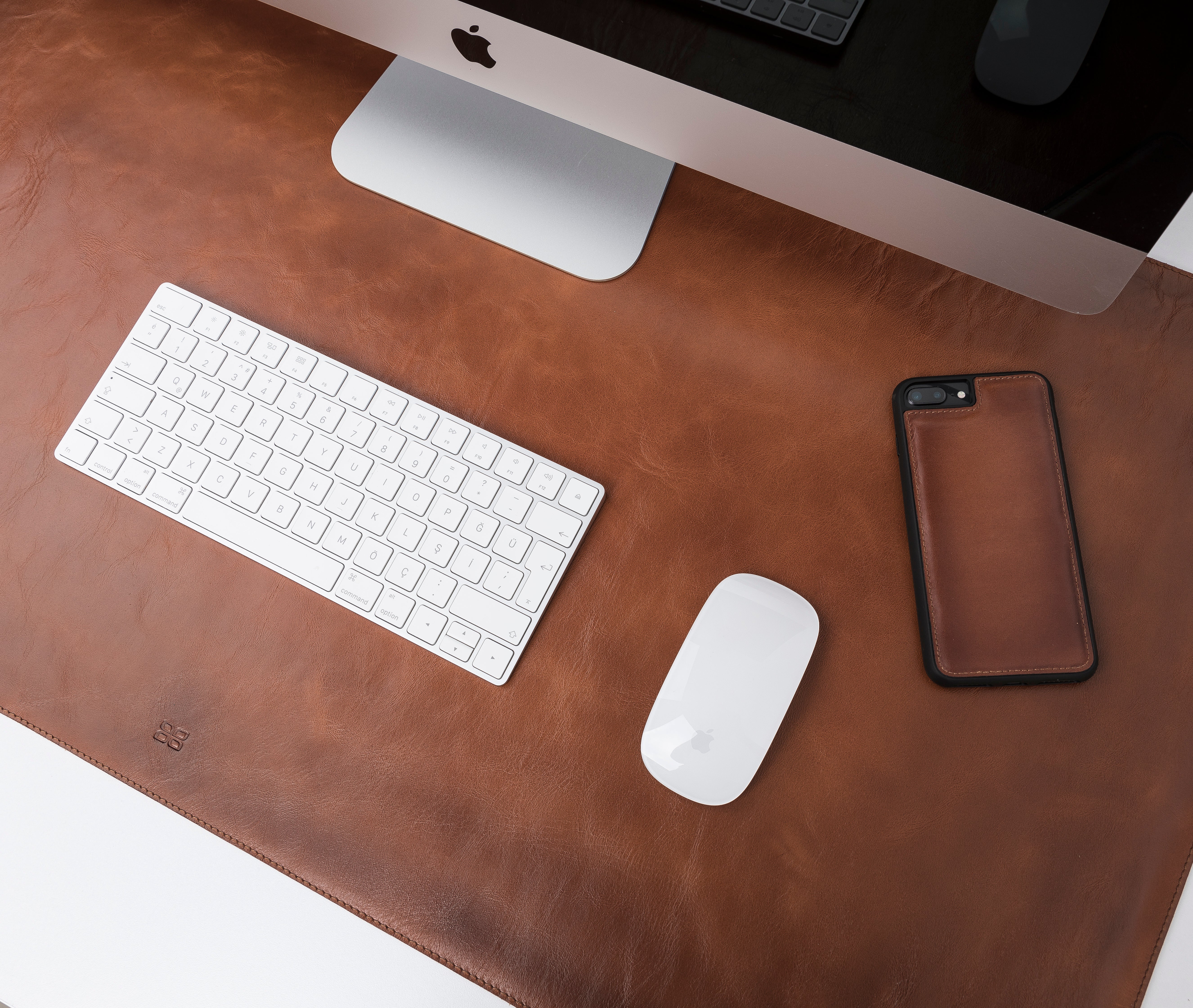 Axion Genuine Natural Leather Desk Mat