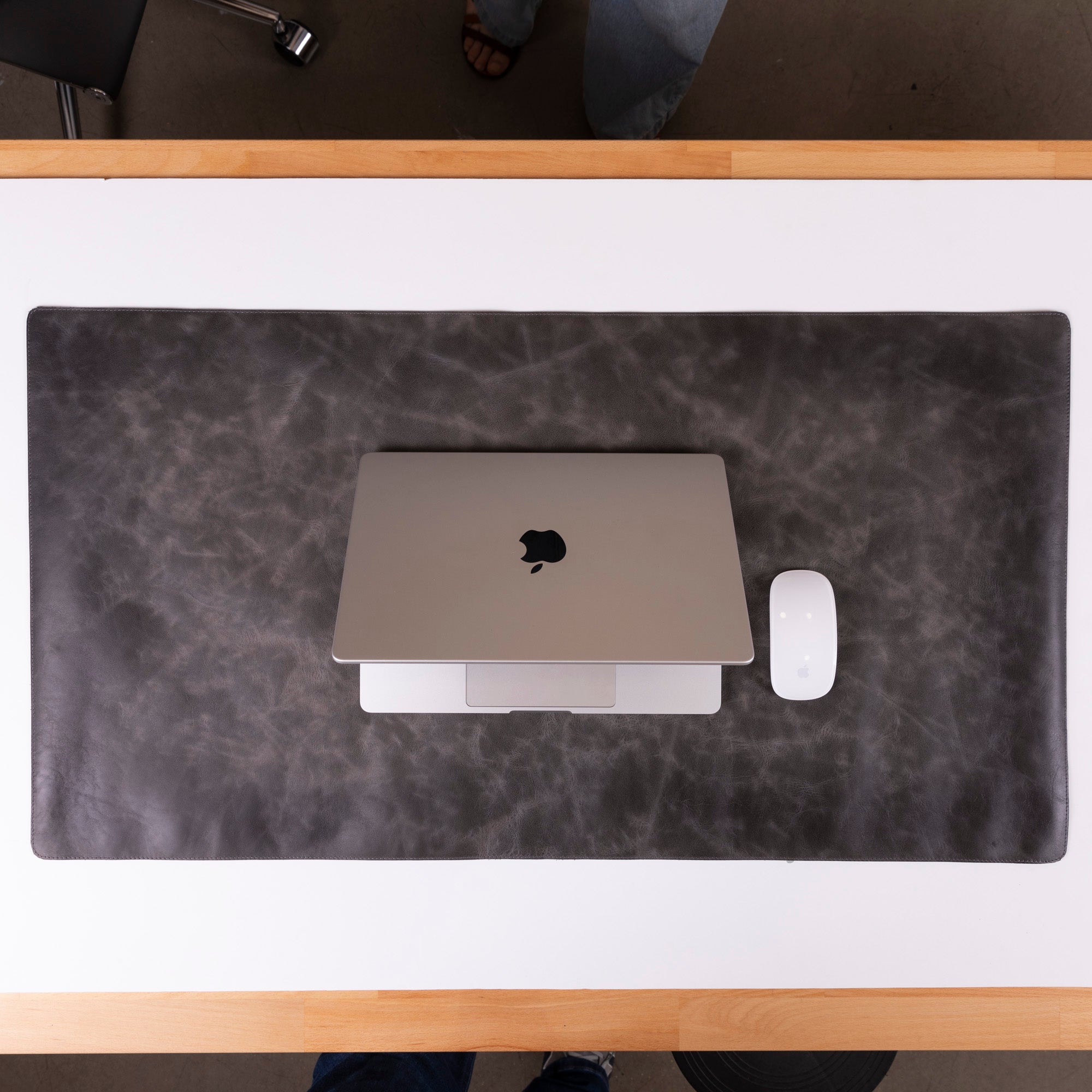 Axion Genuine Natural Leather Desk Mat