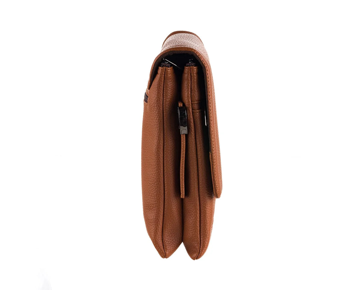 PU Leather Messenger Bag, 4003