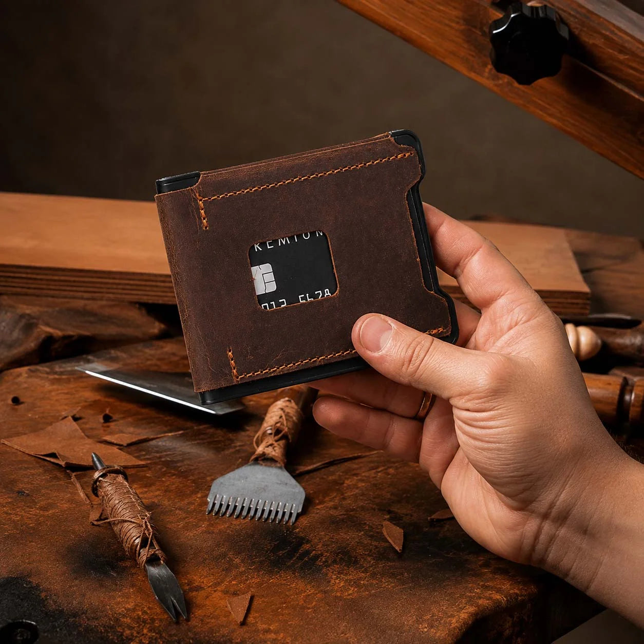 Valdes Leather Men's Wallet