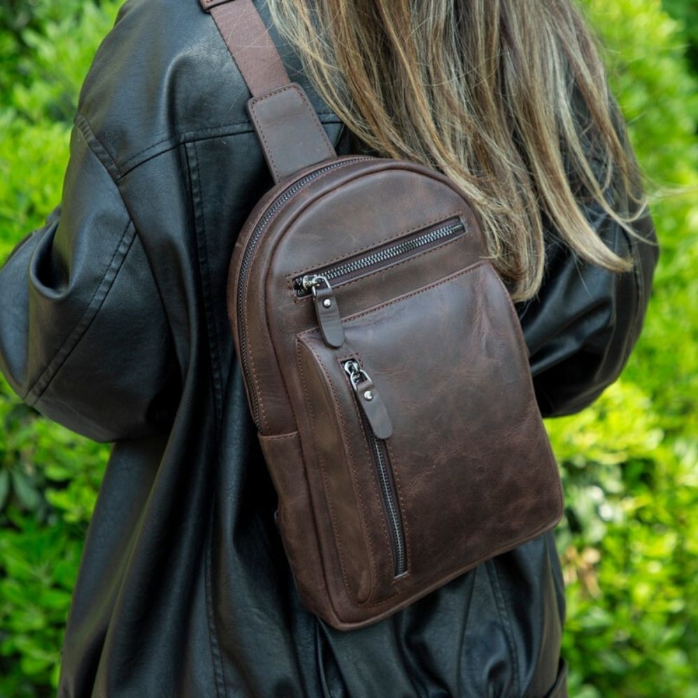 Blake Genuine Leather Crossbody Bag