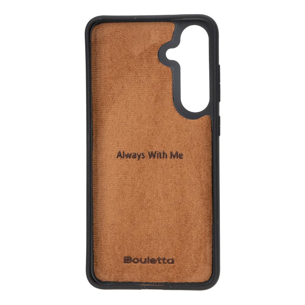 Flex Cover Genuine Leather Samsung Galaxy S25 Case with Card Holder