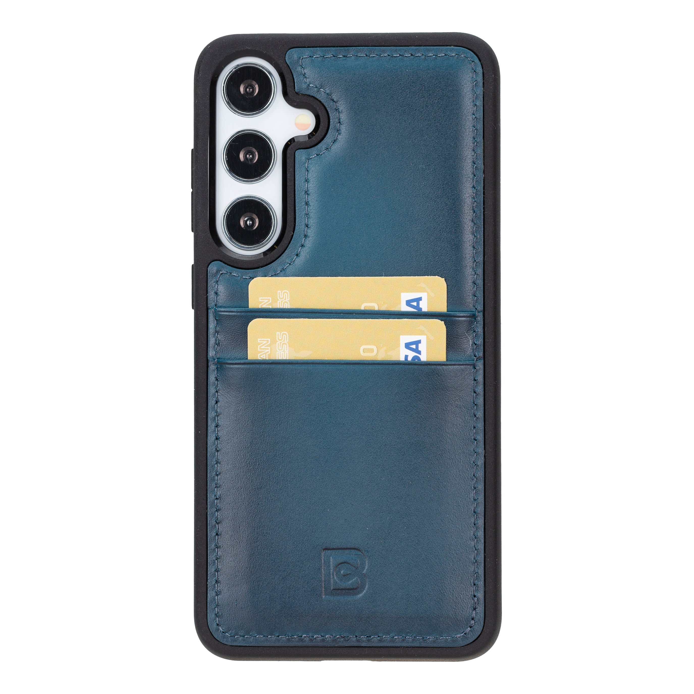 Flex Cover Genuine Leather Samsung Galaxy S24 Case with Card Holder