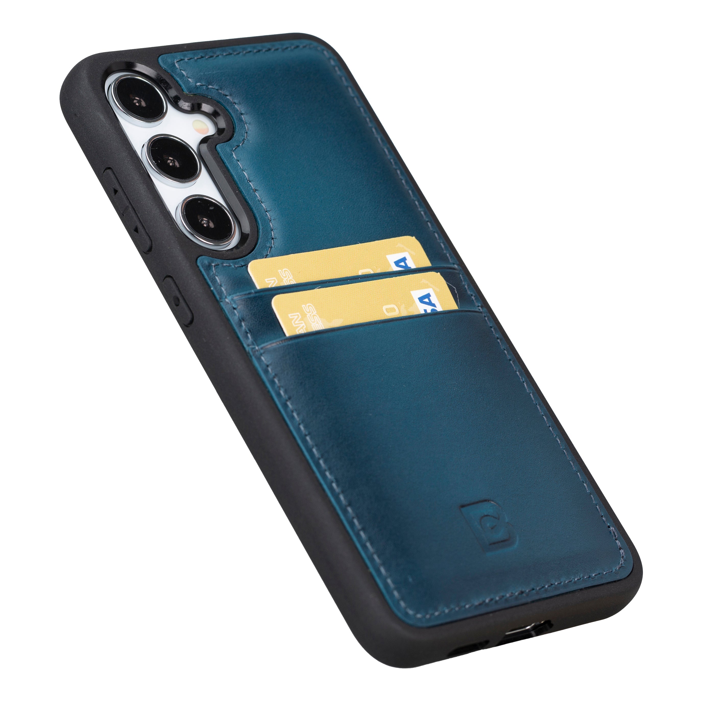 Flex Cover Genuine Leather Samsung Galaxy S24 Plus Case with Card Holder