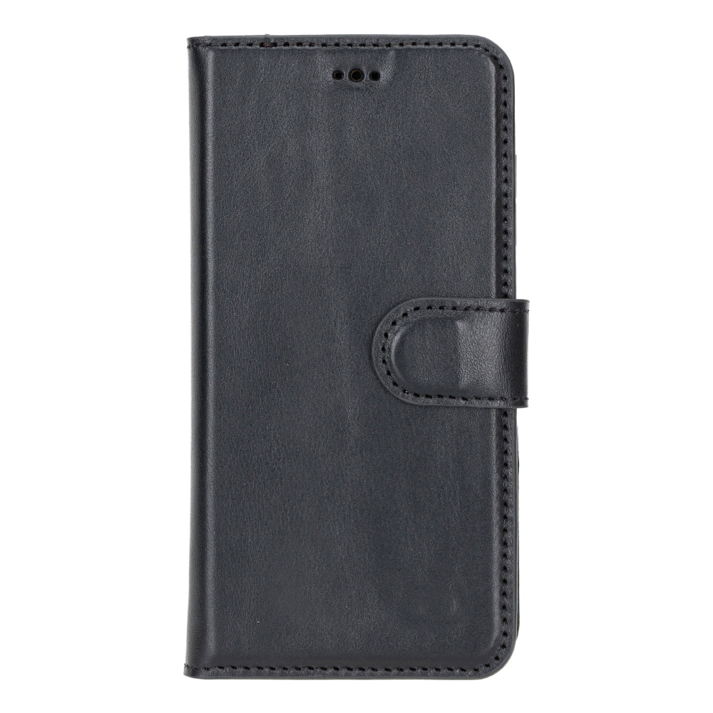 Magic Samsung Galaxy S25 Genuine Leather Detachable Wallet Case