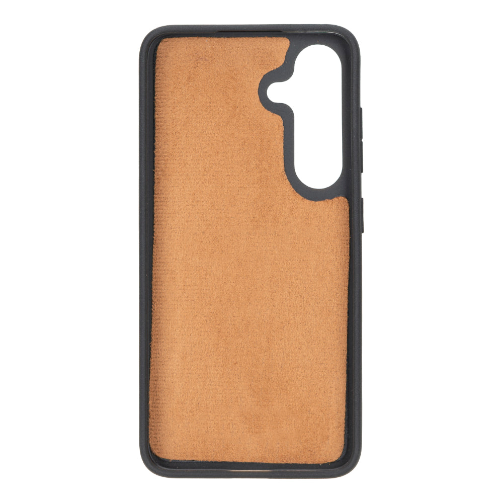 Magic Samsung Galaxy S25 Genuine Leather Detachable Wallet Case