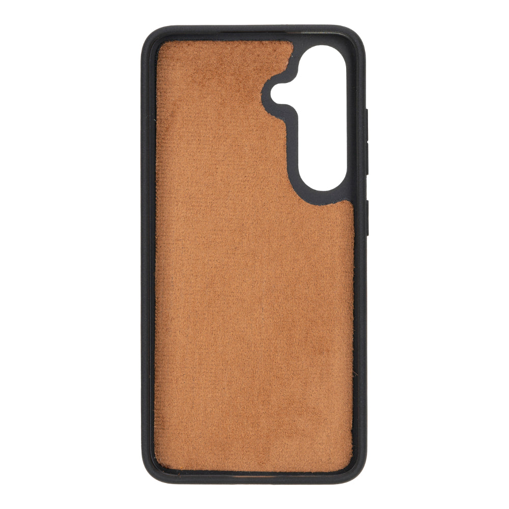 Magic Samsung Galaxy S25 Genuine Leather Detachable Wallet Case