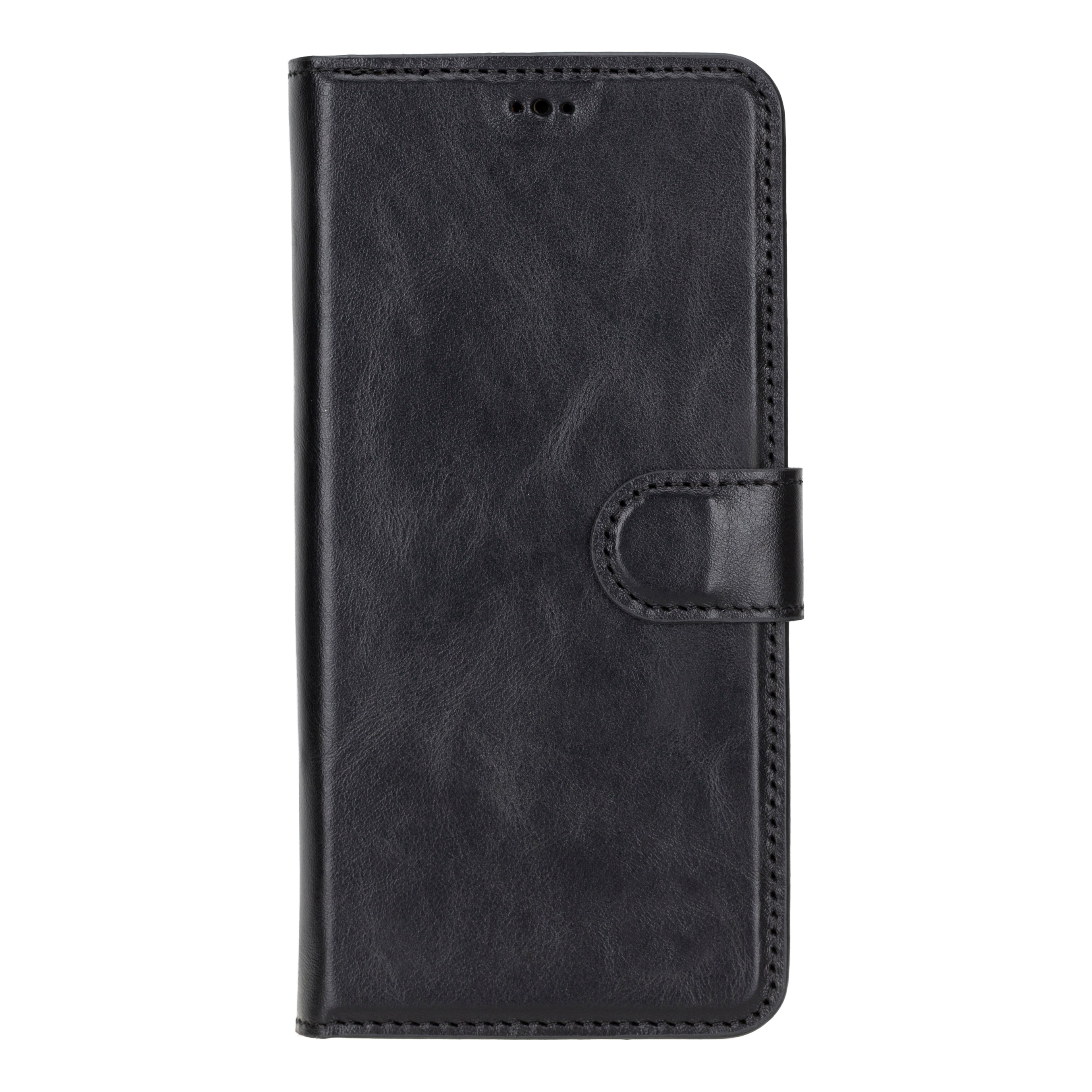 Magic Samsung Galaxy S24 Plus Genuine Leather Detachable Wallet Case