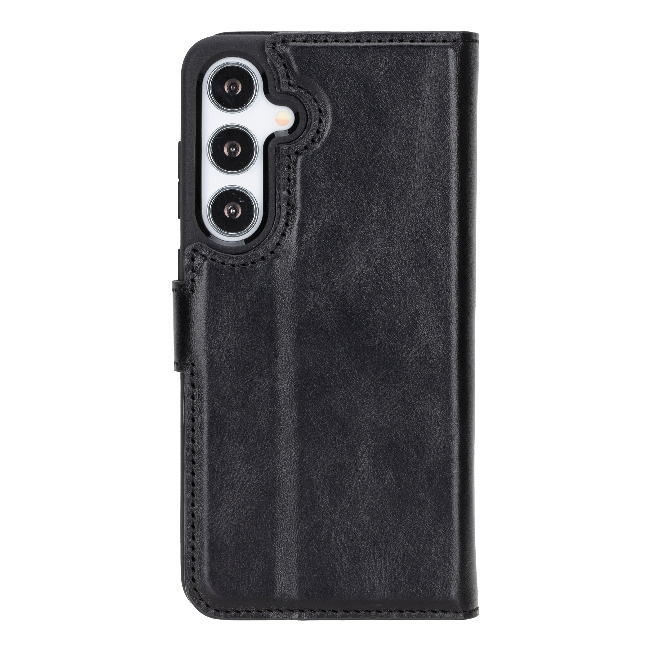 Magic Samsung Galaxy S24 Genuine Leather Detachable Wallet Case