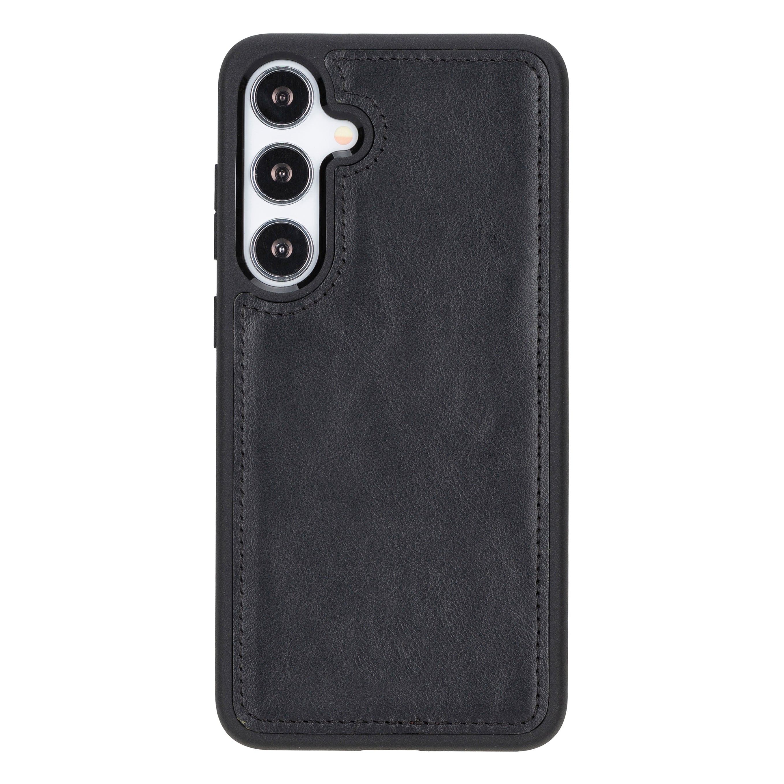 Magic Samsung Galaxy S24 Plus Genuine Leather Detachable Wallet Case