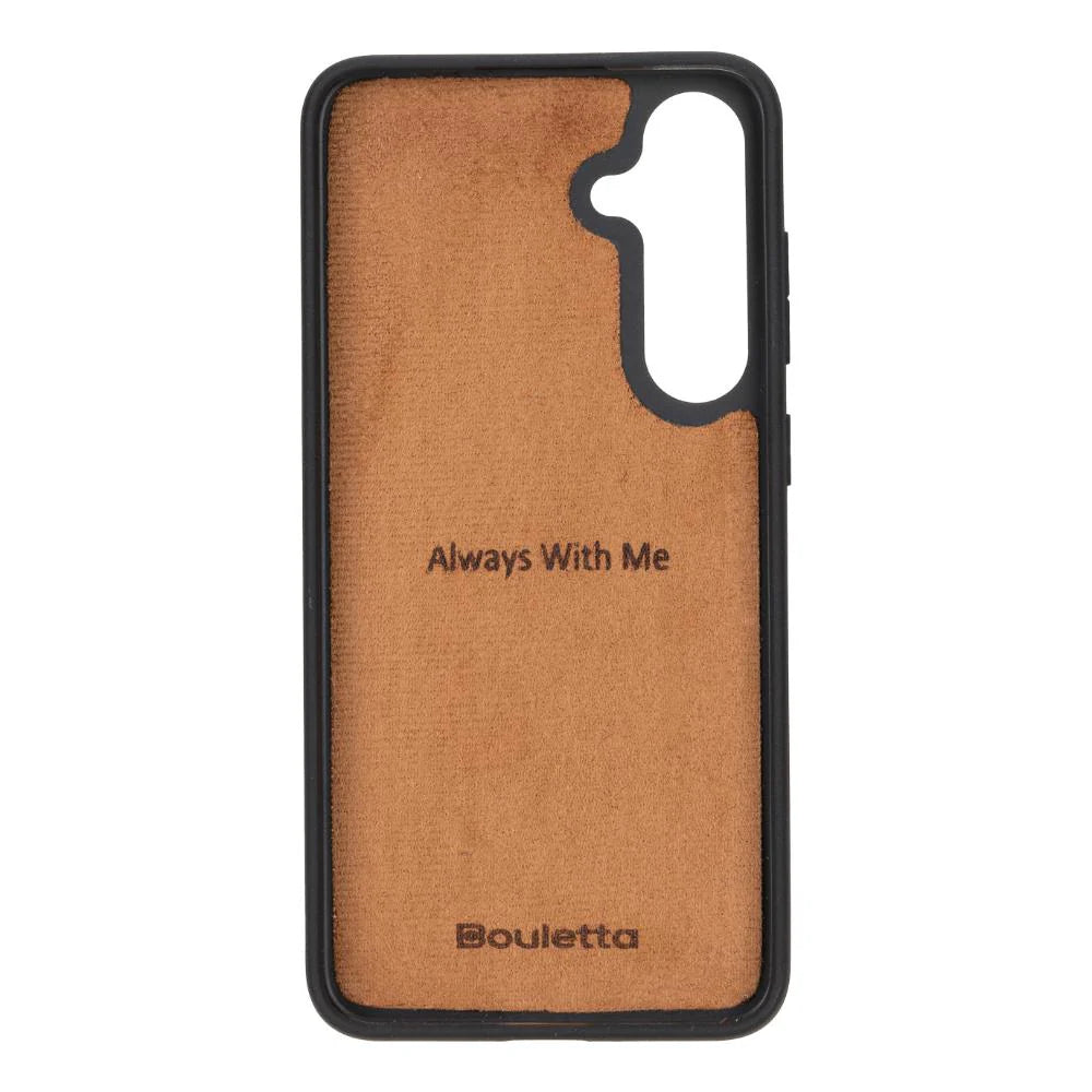 Magic Samsung Galaxy S25 Detachable Genuine Leather Wallet Case