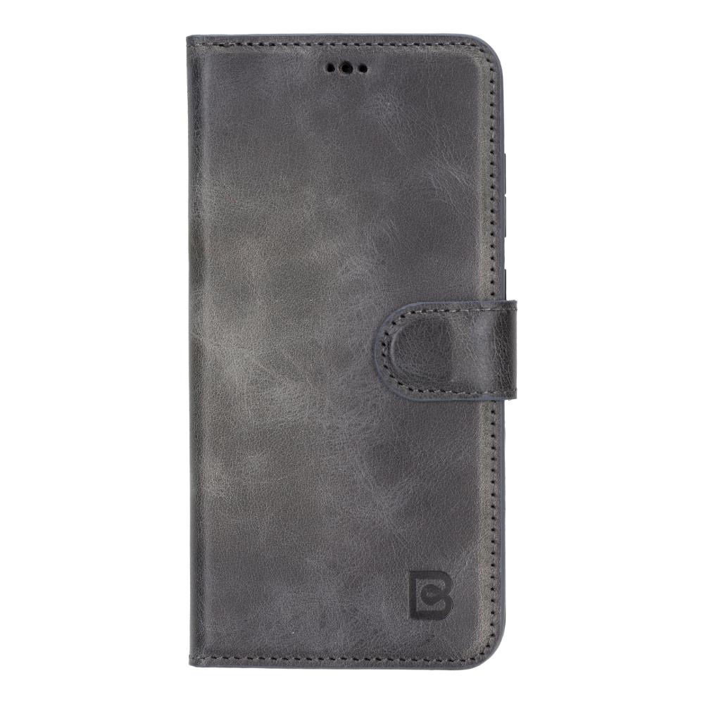 Magic Samsung Galaxy S25 Detachable Genuine Leather Wallet Case