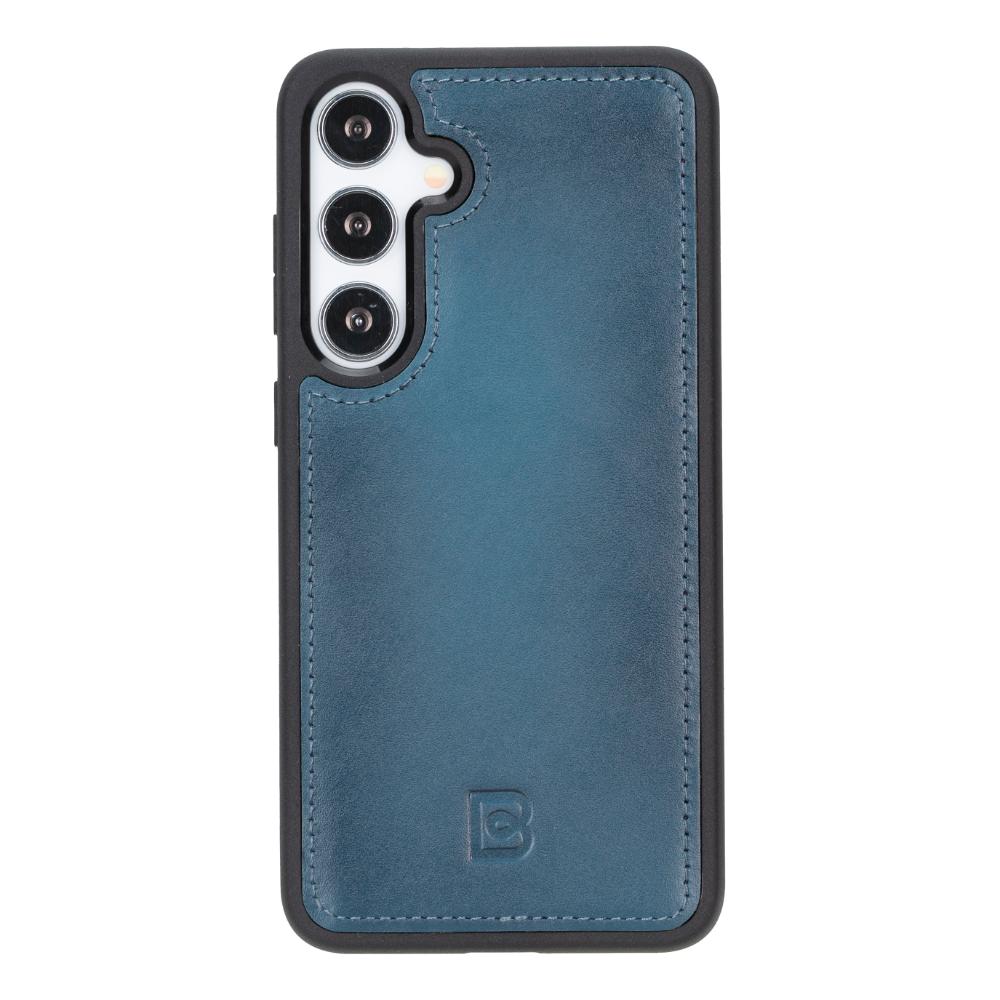 Magic Samsung Galaxy S25 Plus Detachable Genuine Leather Wallet Case