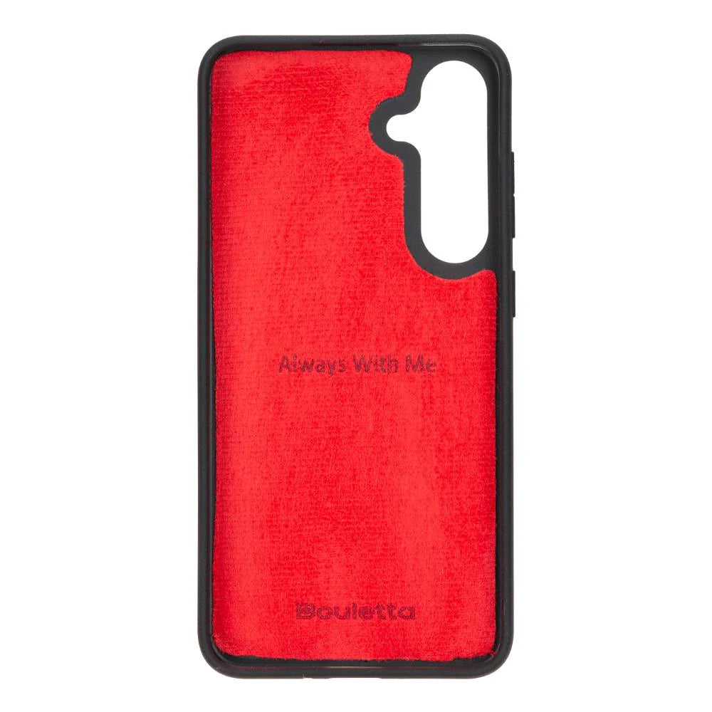 Magic Samsung Galaxy S25 Detachable Genuine Leather Wallet Case