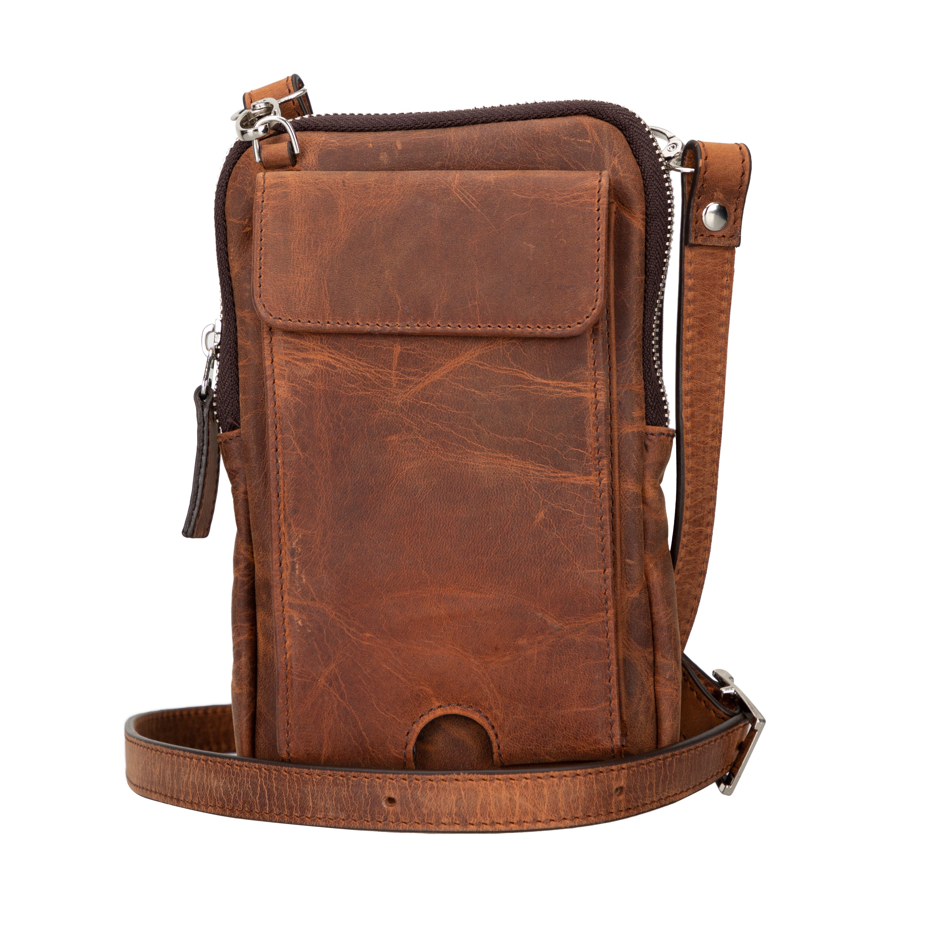 Nino Genuine Leather Crossbody Bag