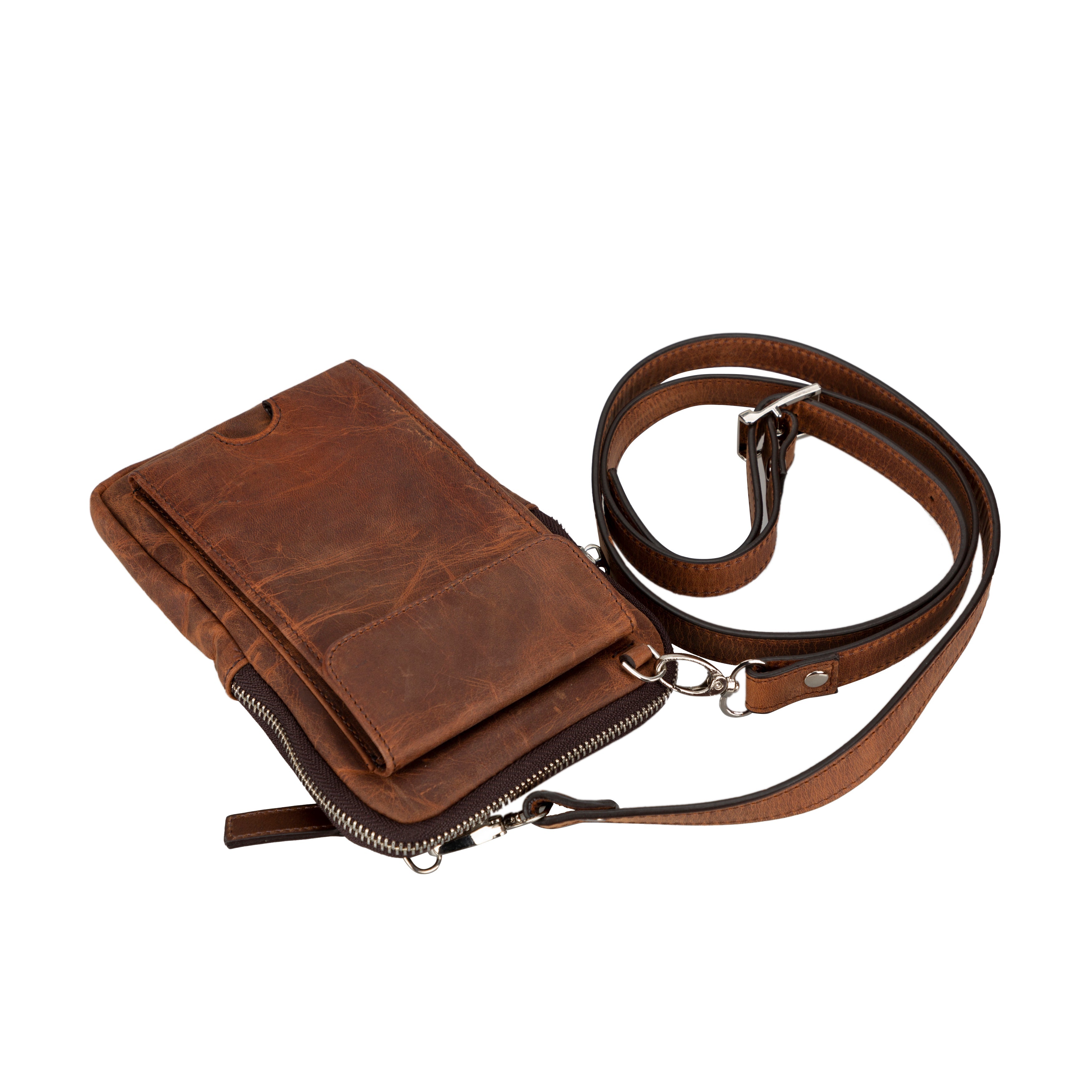 Nino Genuine Leather Crossbody Bag