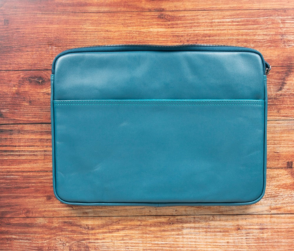 Awe Slim Leather Laptop / Tablet Bag - saracleather