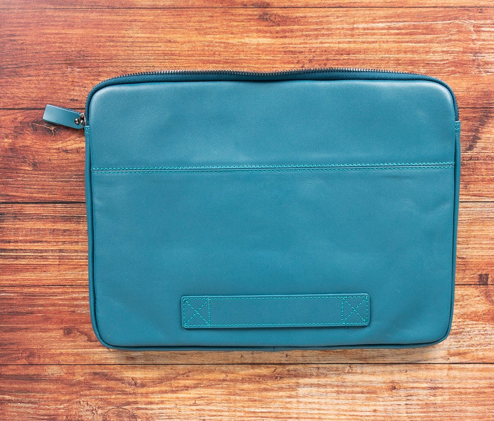 Awe Slim Leather Laptop / Tablet Bag - saracleather
