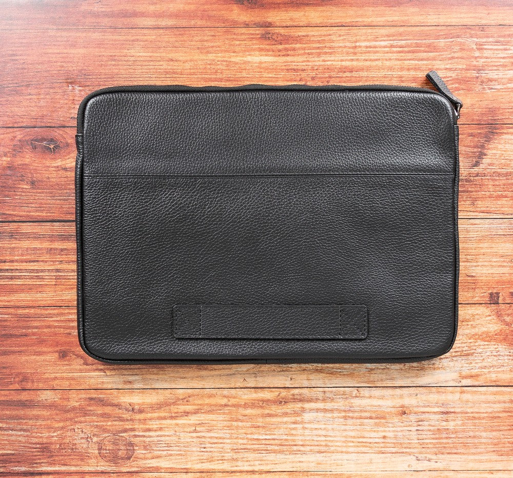 Awe Slim Leather Laptop / Tablet Bag - saracleather