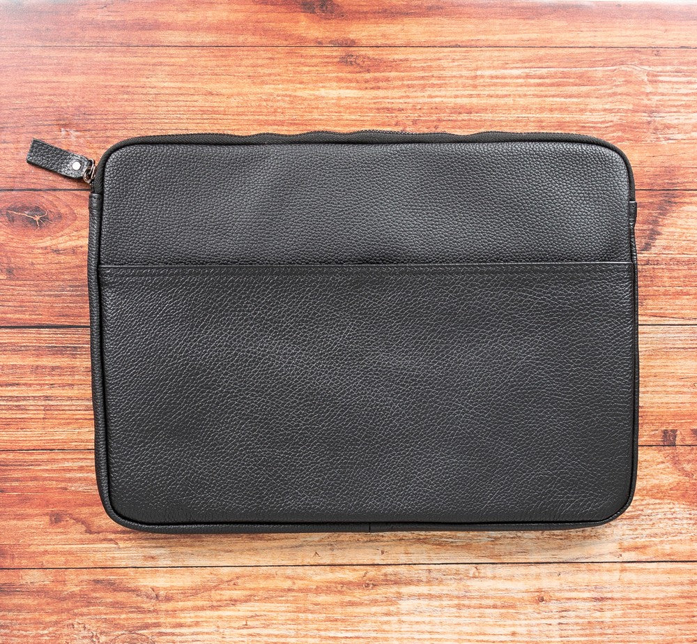 Awe Slim Leather Laptop / Tablet Bag - saracleather