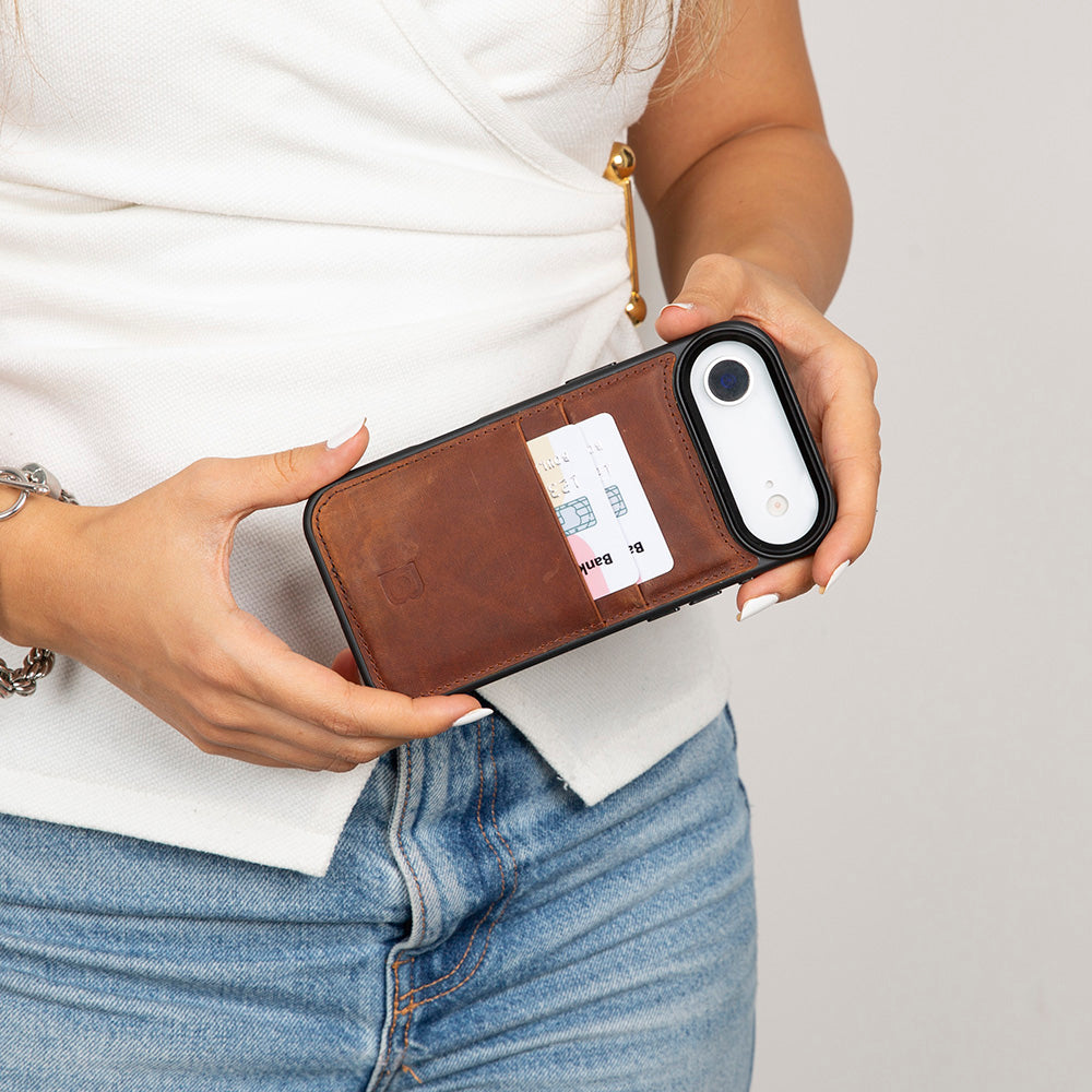 Flex iPhone 17 Air Leather Case (Card Holder, Bouletta)