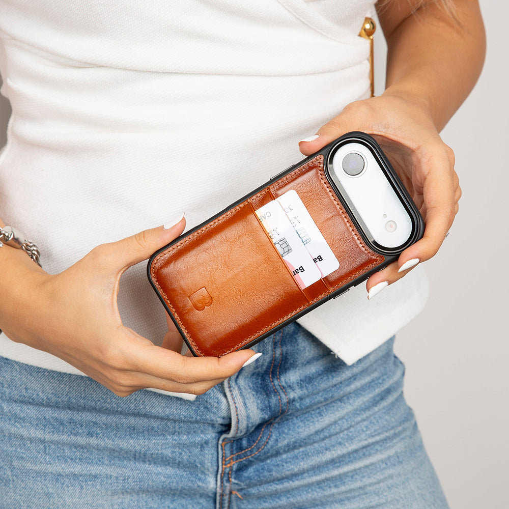 Flex iPhone 17 Air Leather Case (Card Holder, Bouletta)