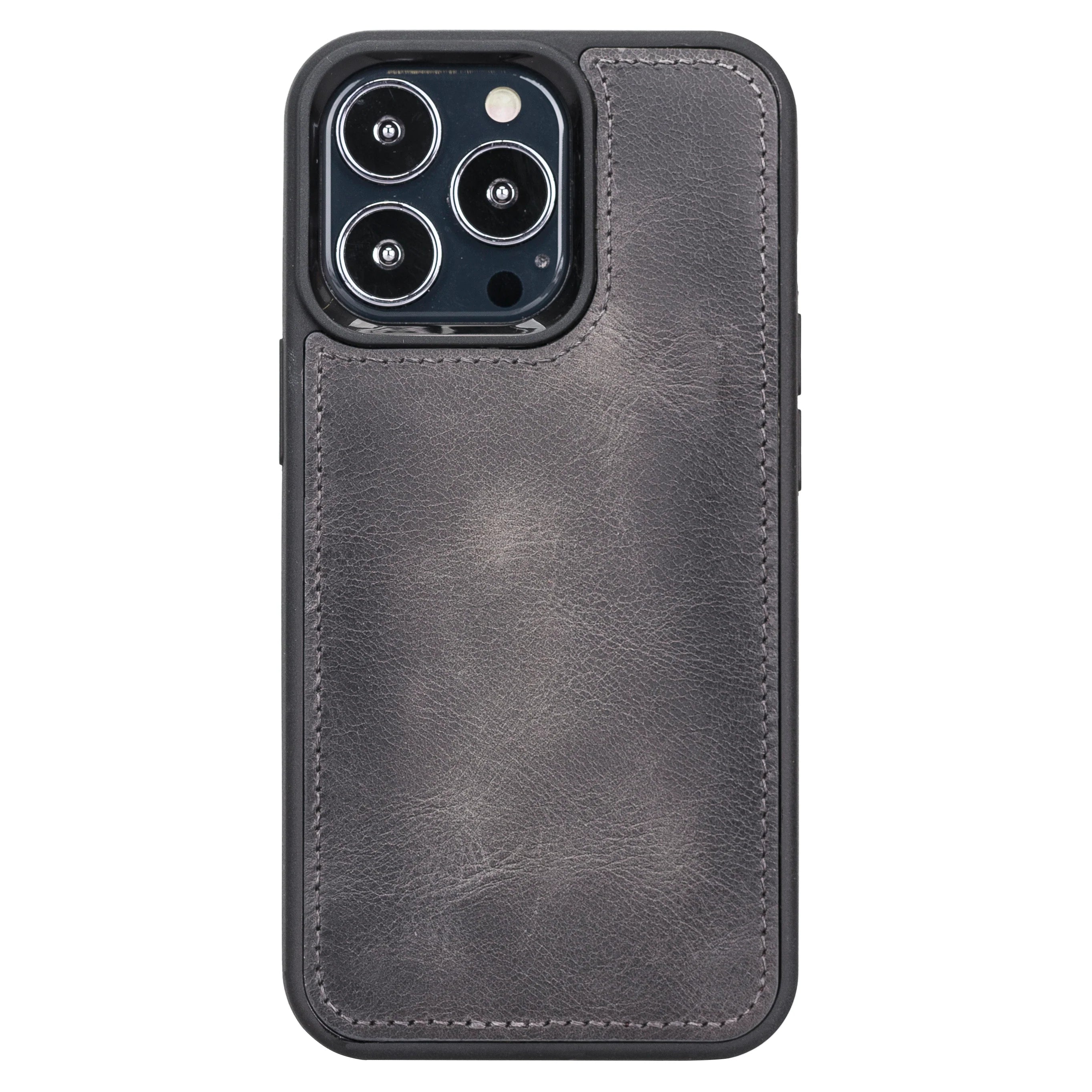 Magic iPhone 13 Pro Max Genuine Leather Detachable Wallet Case