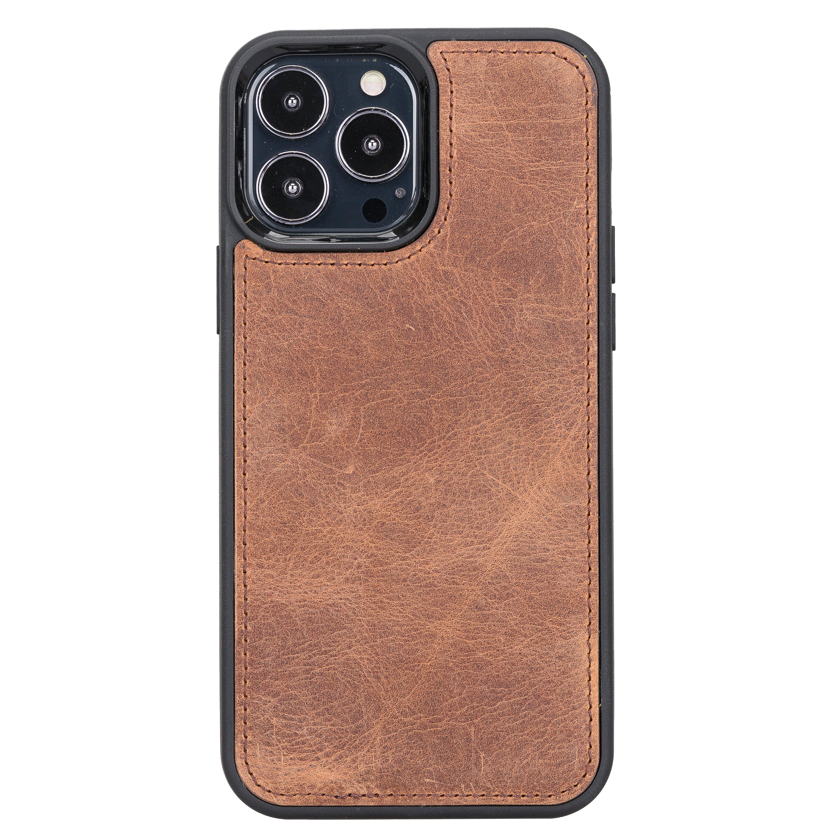 Magic iPhone 13 Pro Max Genuine Leather Detachable Wallet Case