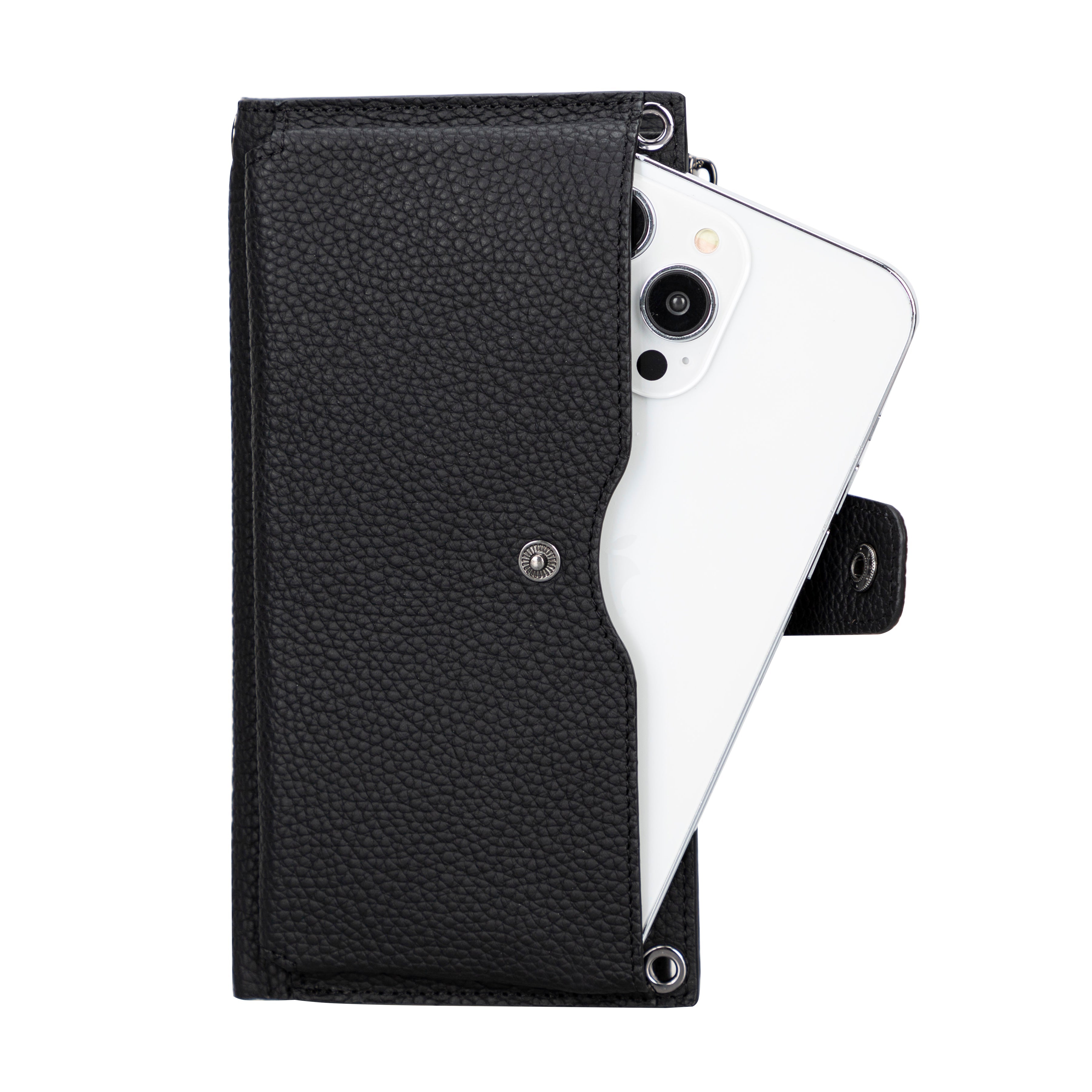 Lozan Strap Genuine Leather Crossbody Wallet