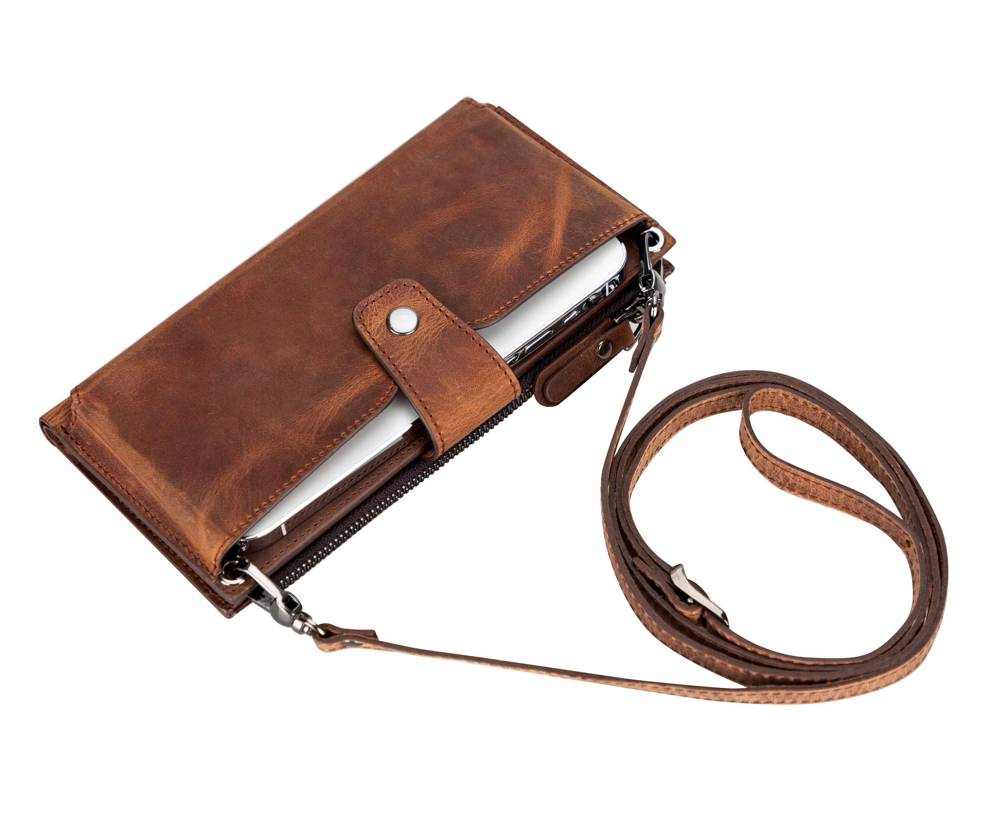 F360 iPhone 15 Series Full Genuine Leather Back Cover