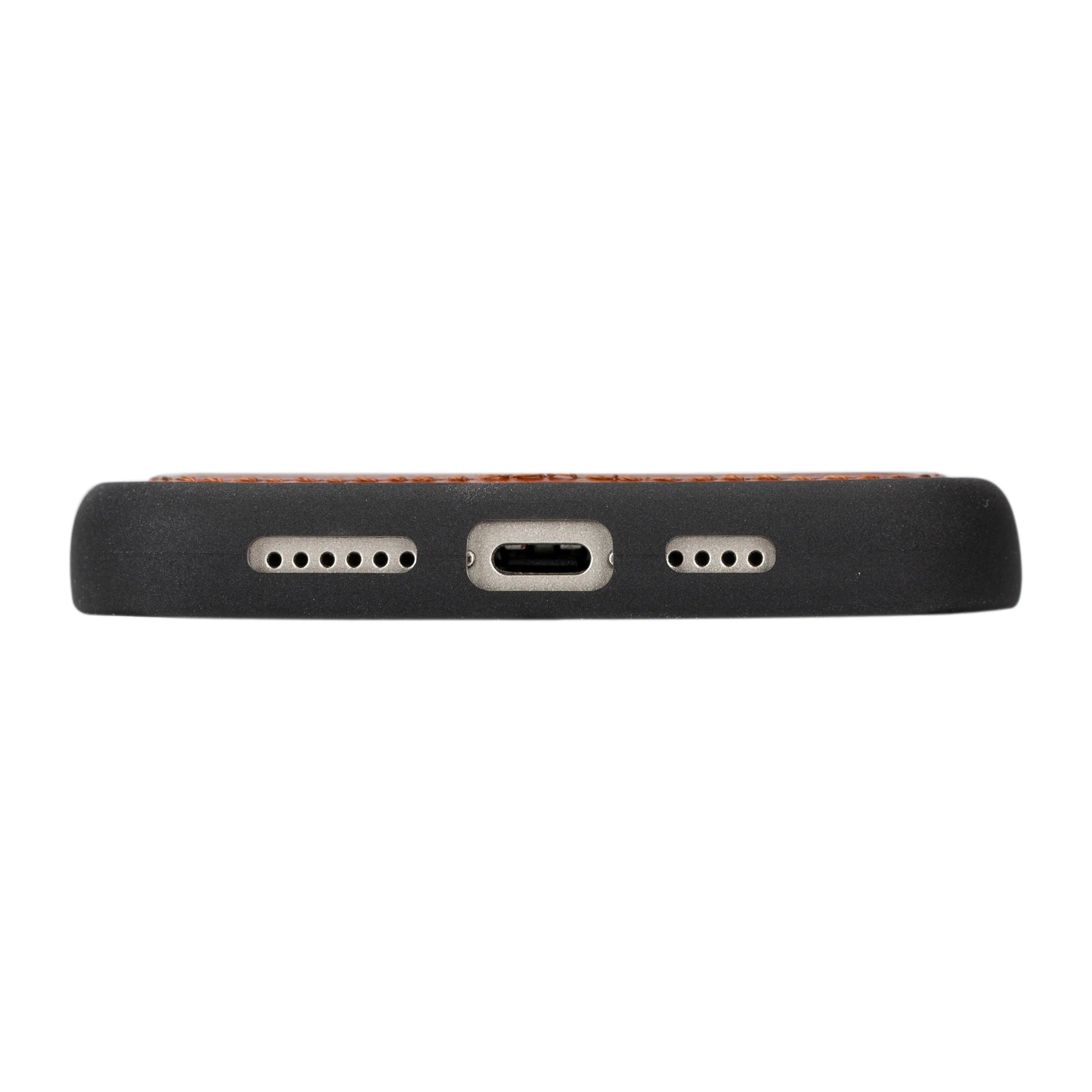 Flex Cover Genuine Leather iPhone 15 Plus Case