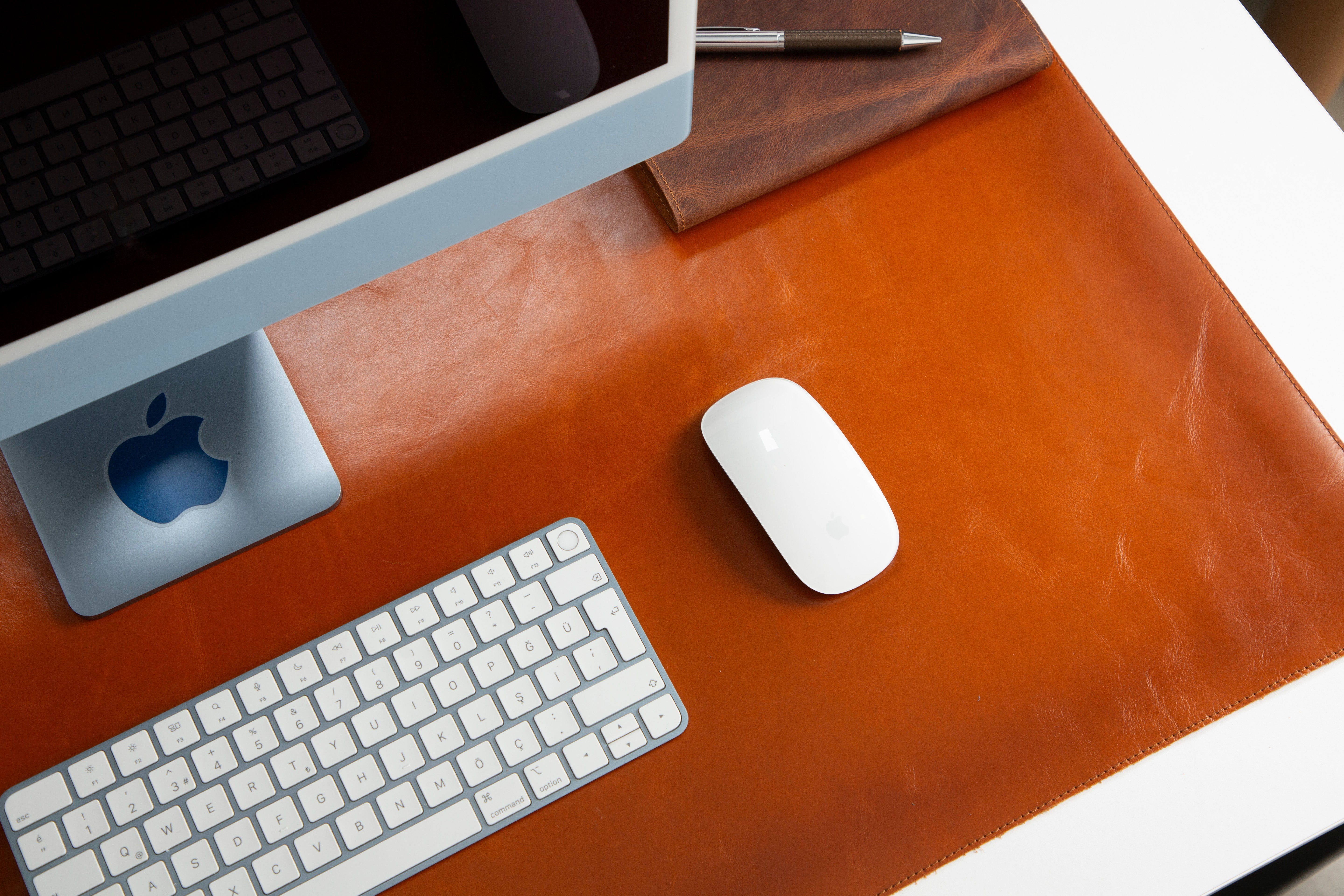 Genuine Natural Leather Desk Mat