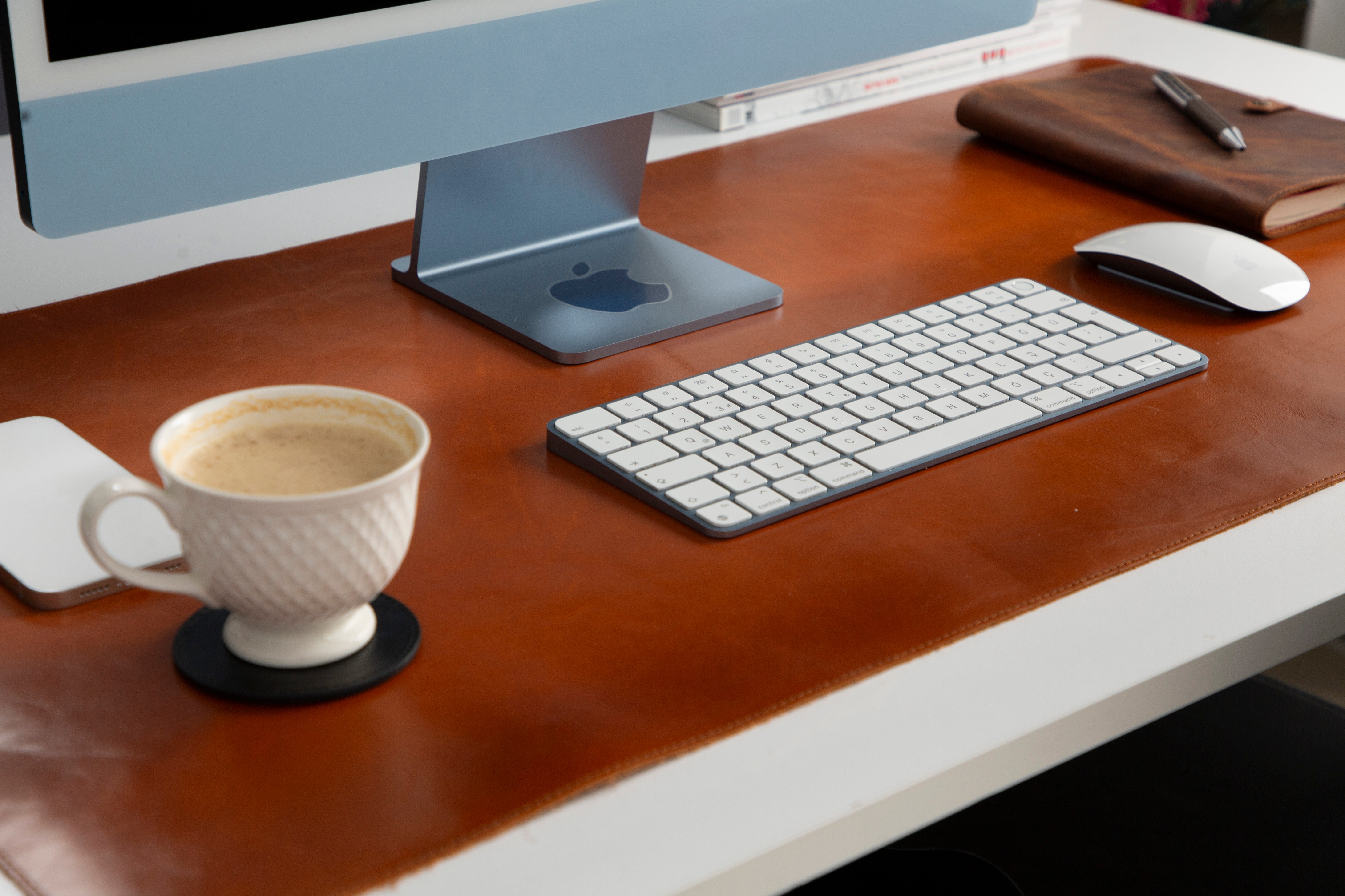 Genuine Natural Leather Desk Mat