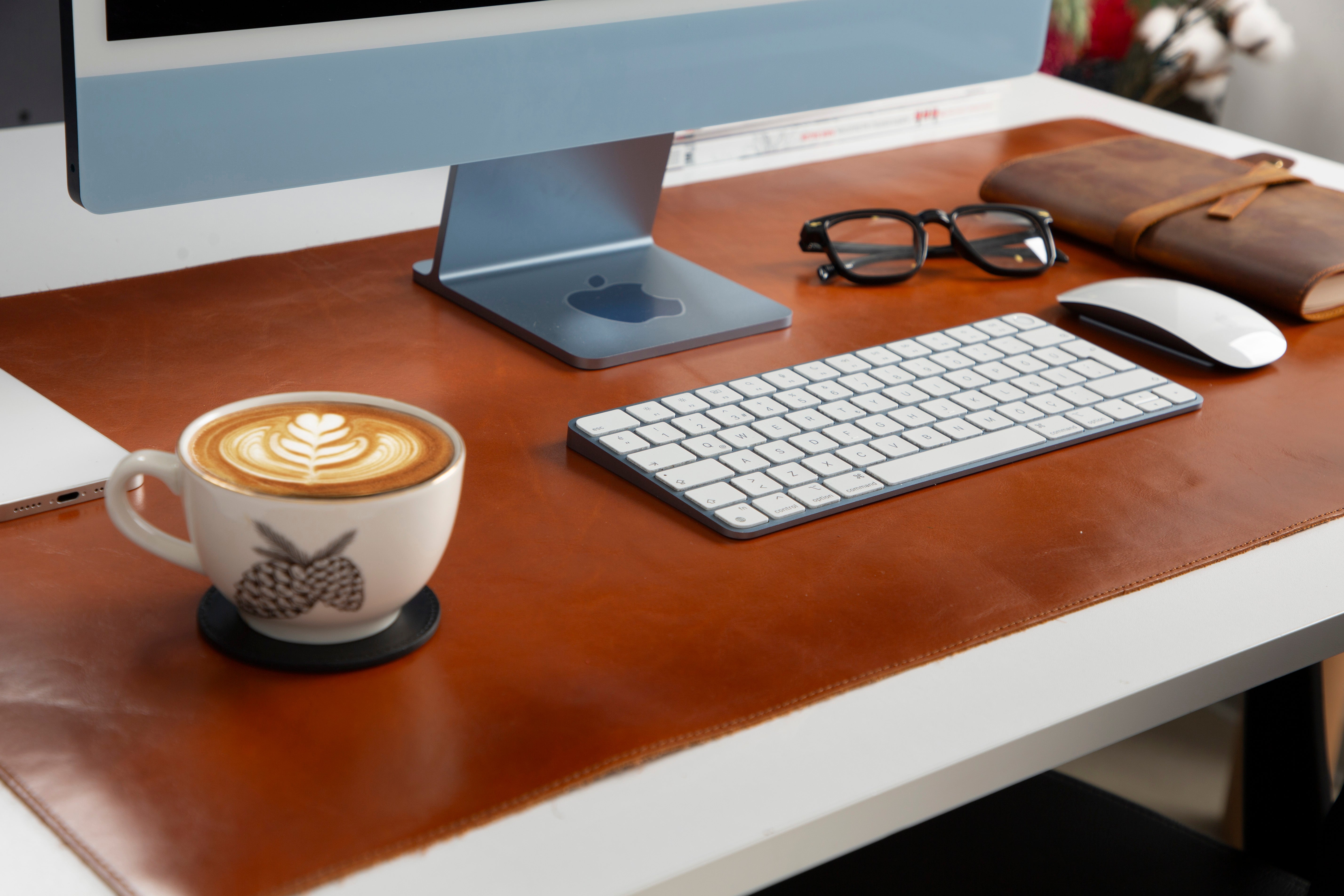 Genuine Natural Leather Desk Mat