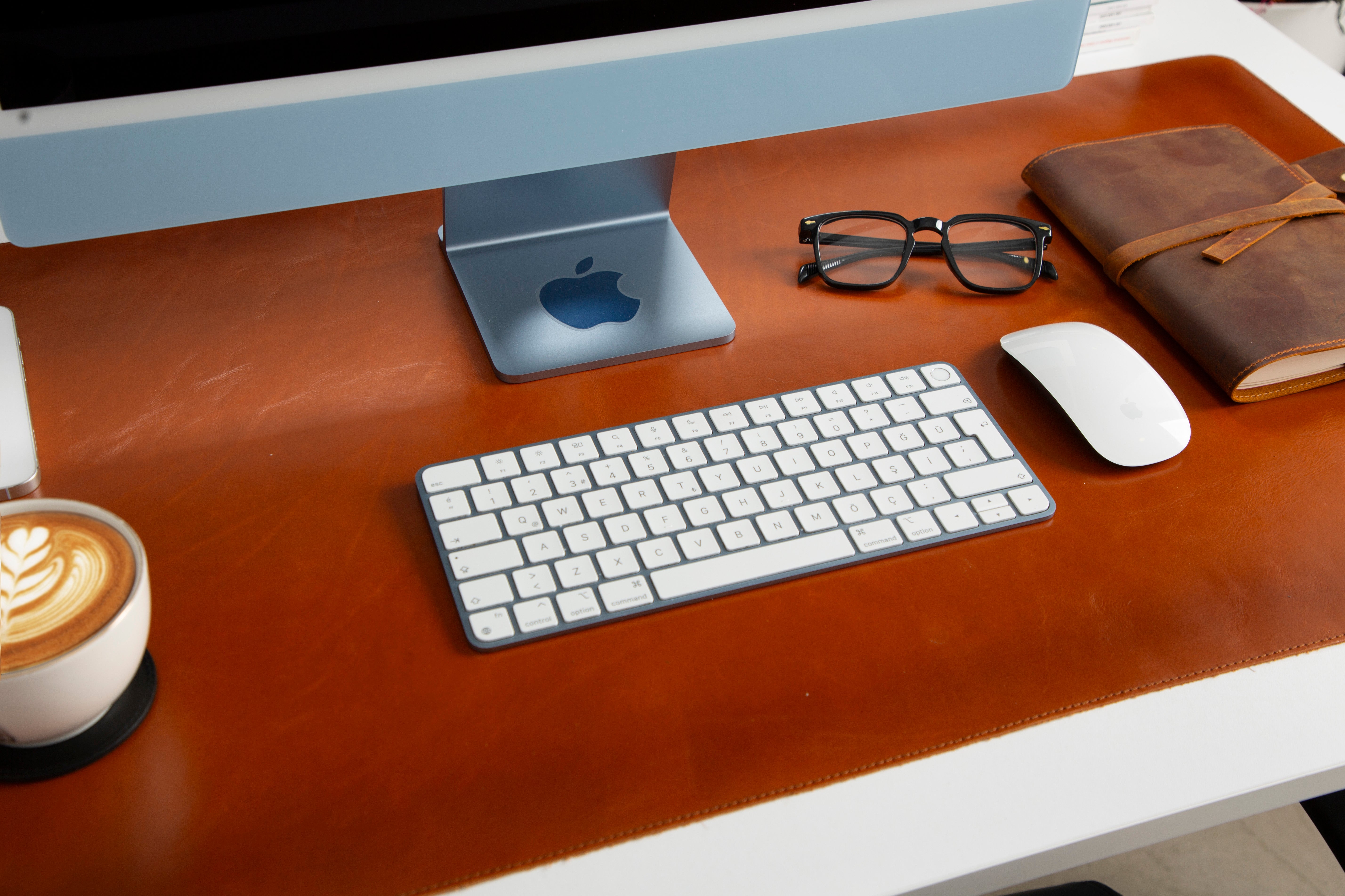 Genuine Natural Leather Desk Mat