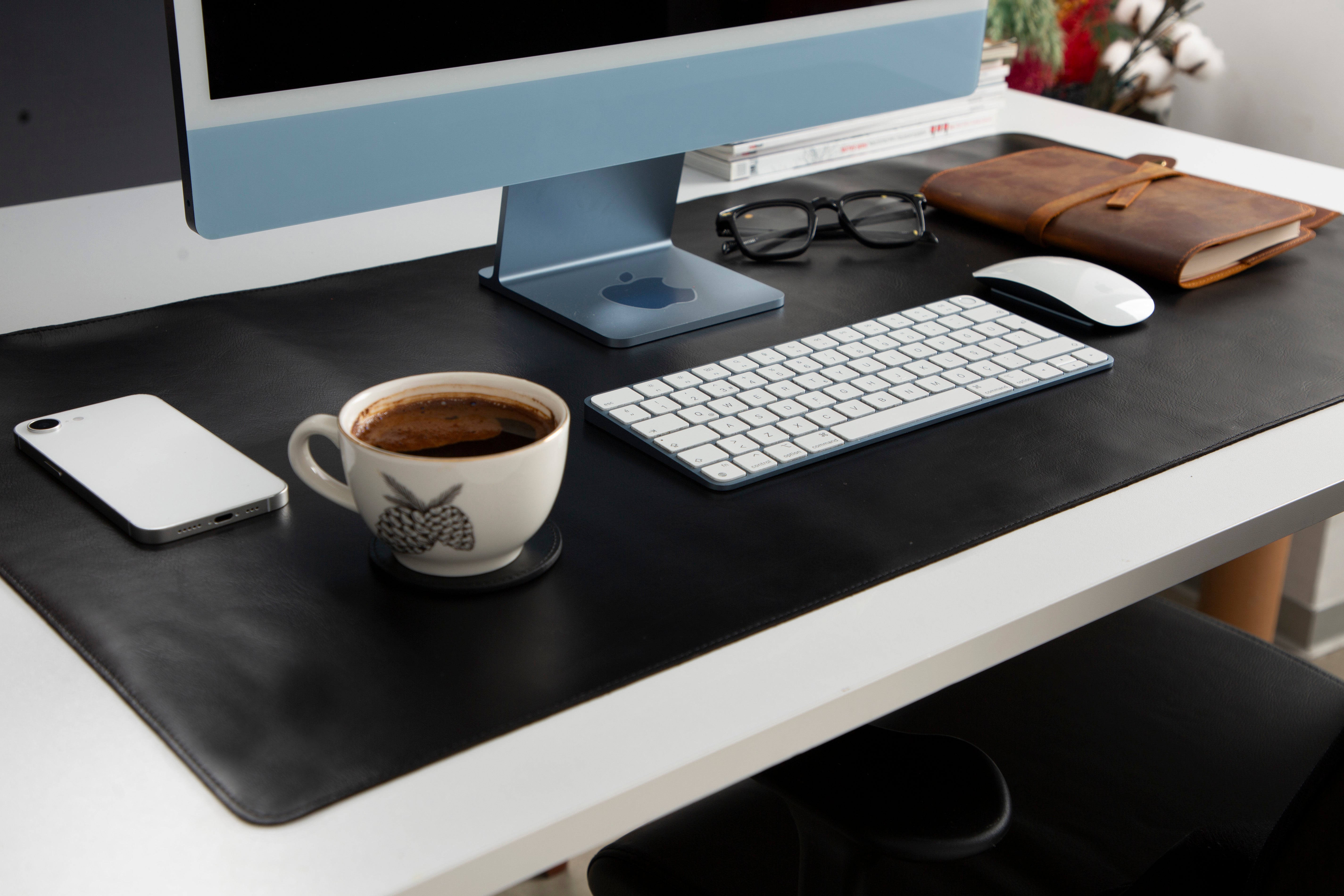 Genuine Natural Leather Desk Mat