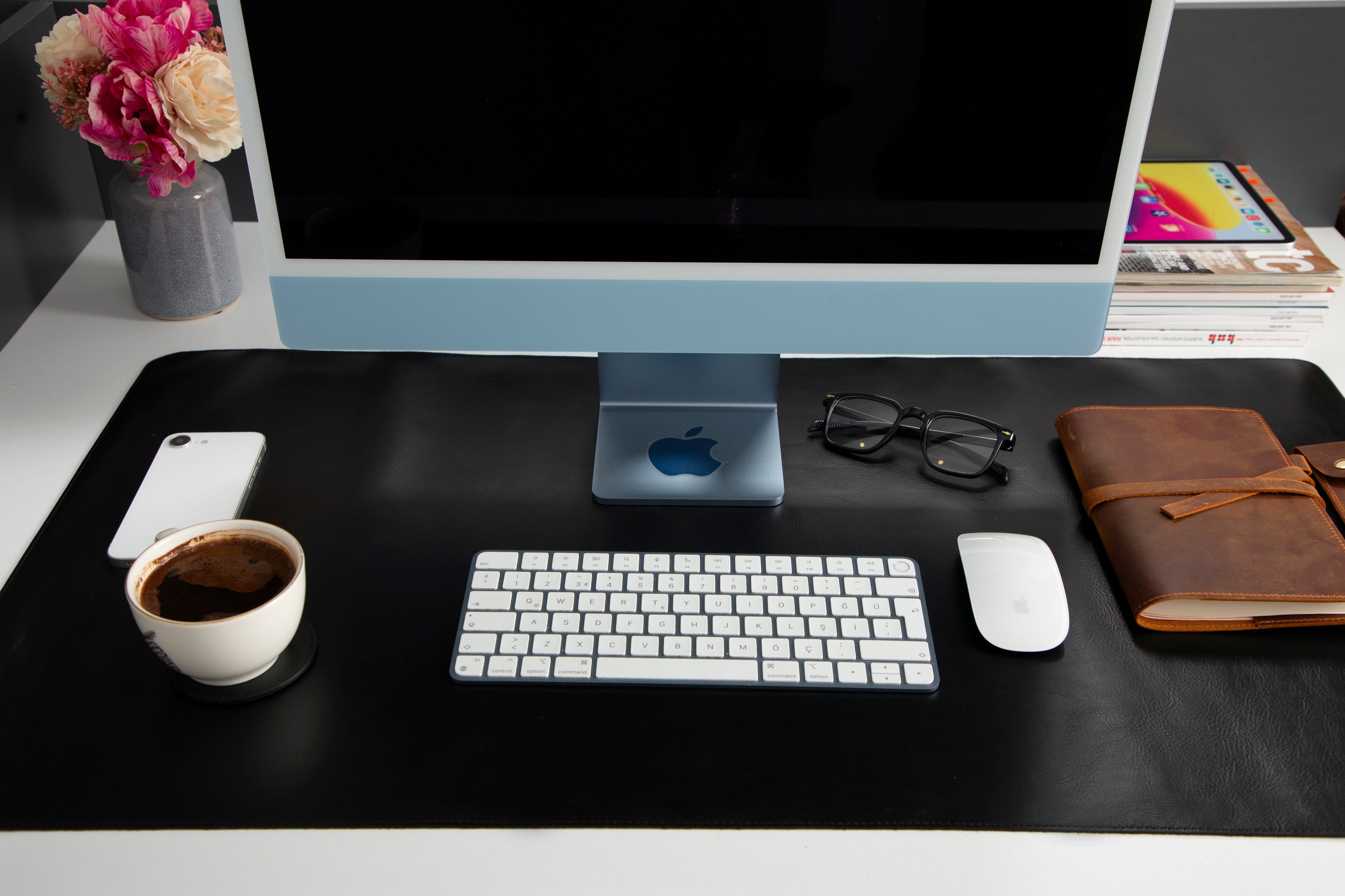 Genuine Natural Leather Desk Mat
