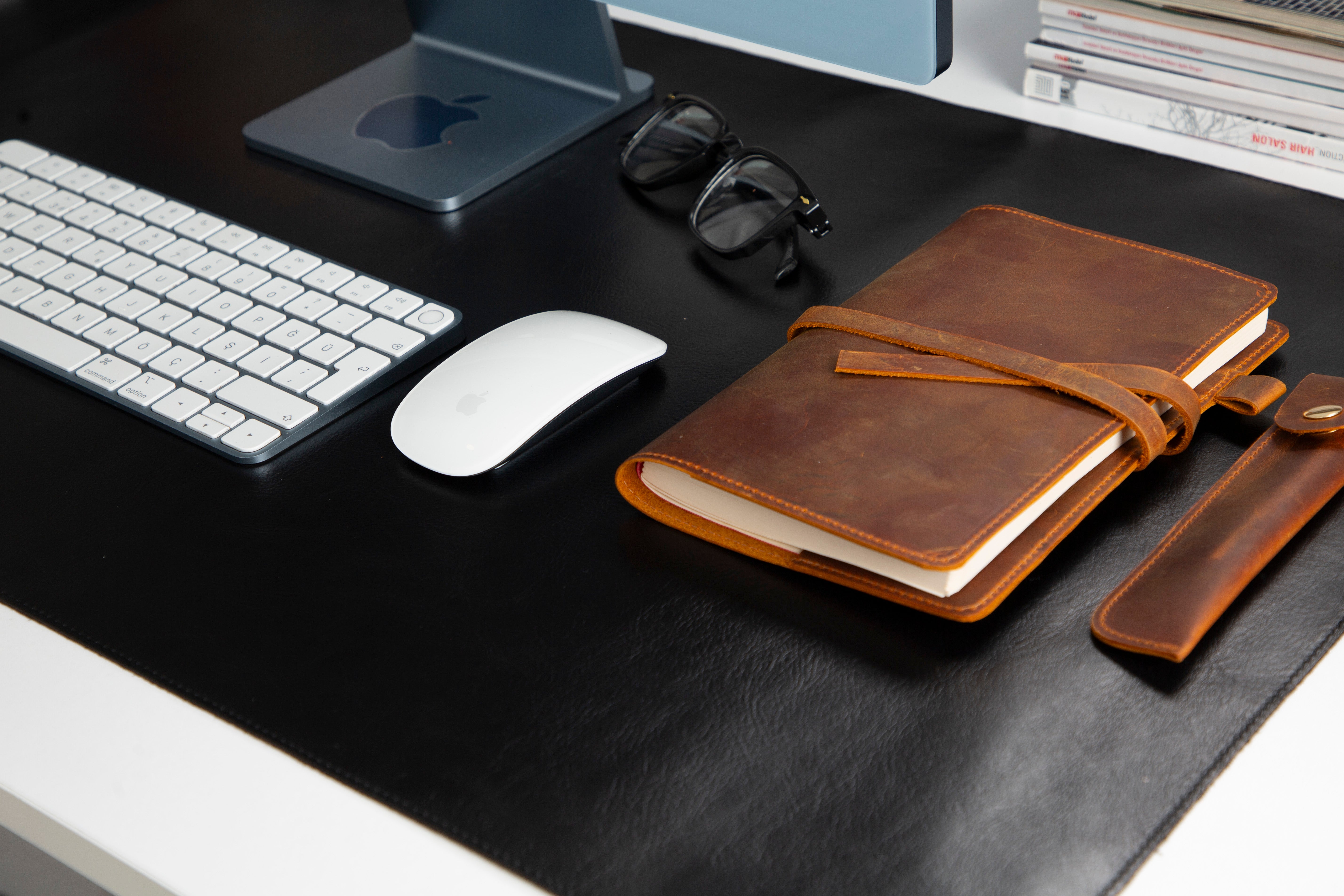 Genuine Natural Leather Desk Mat