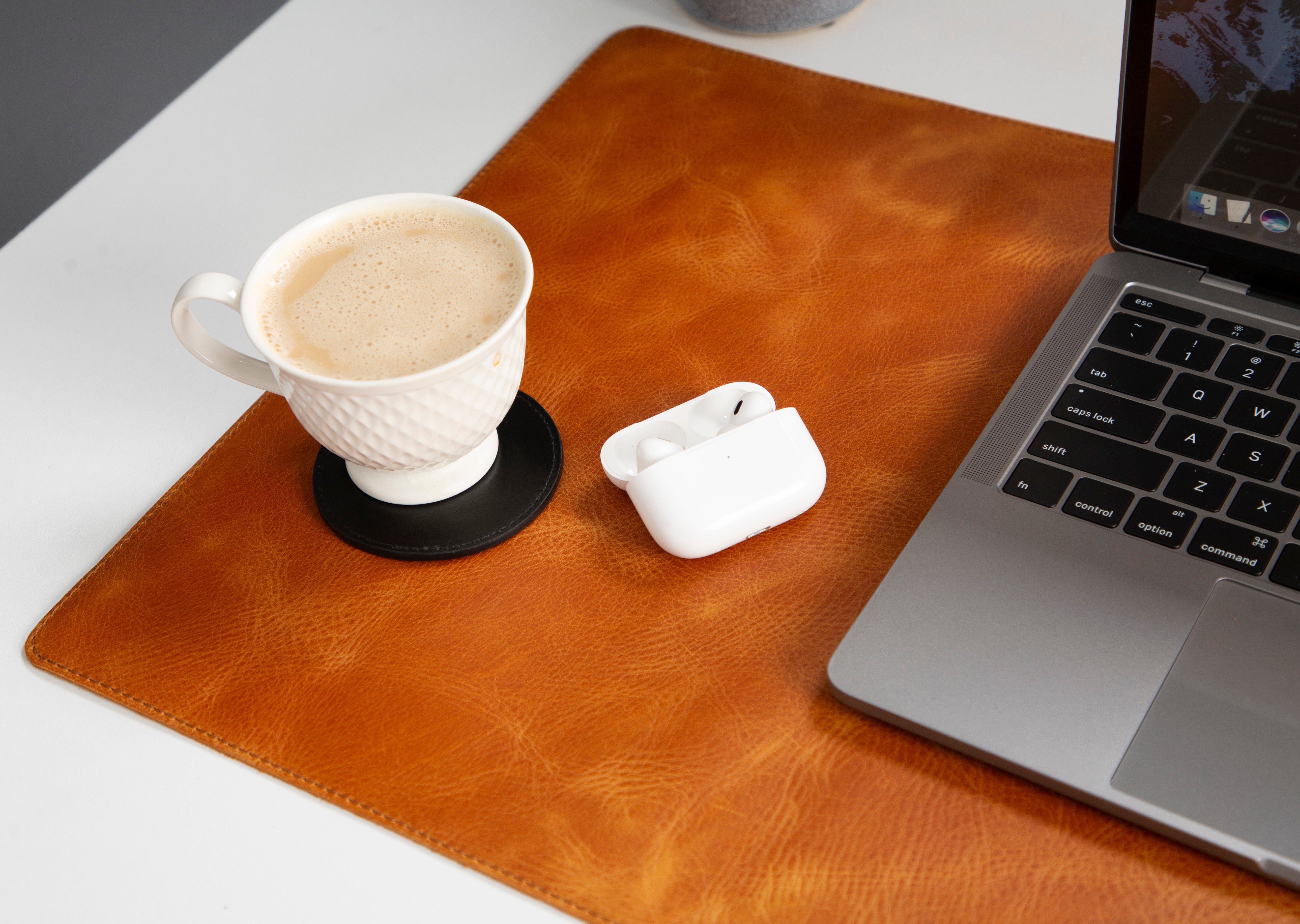 Genuine Natural Leather Desk Mat