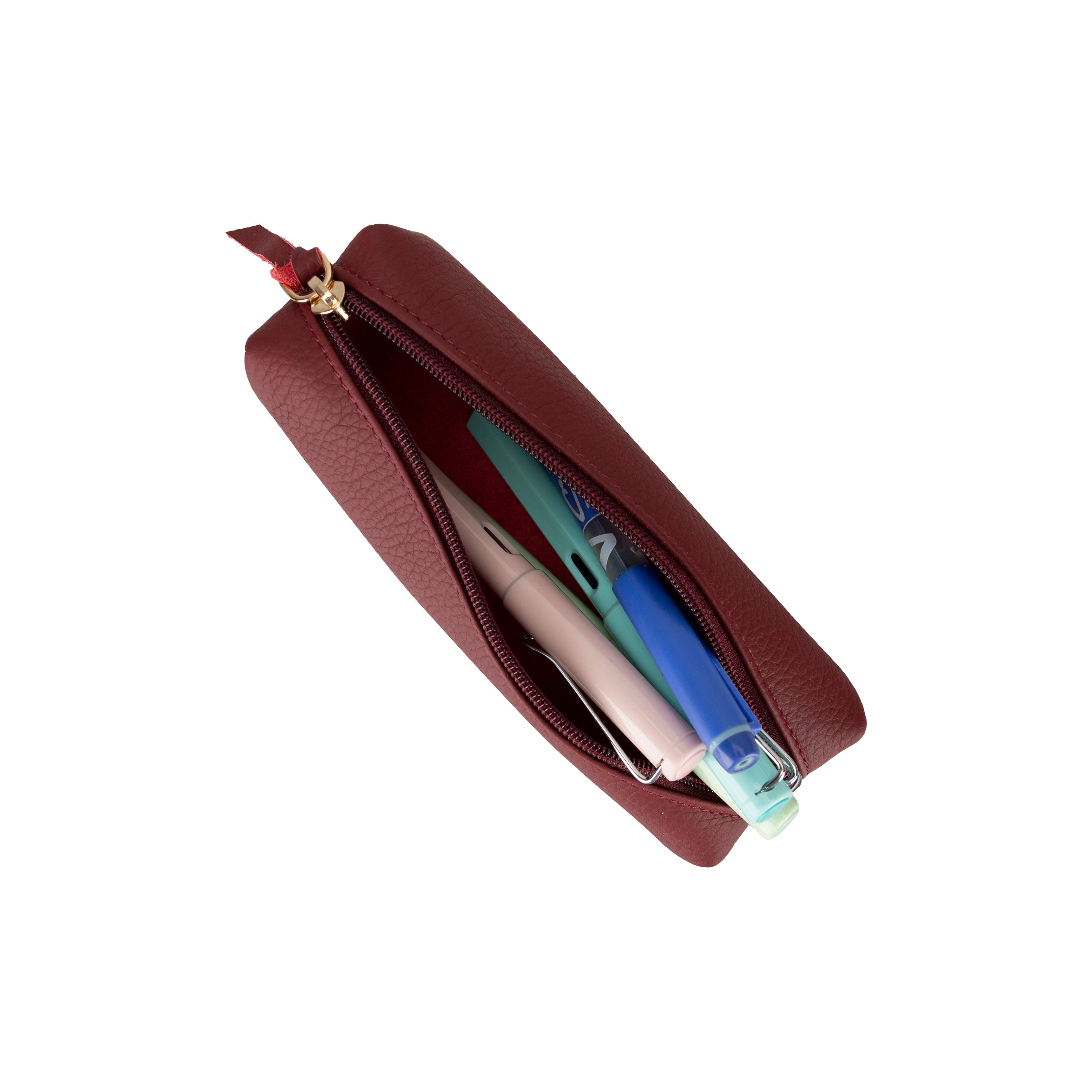 Fortexa Genuine Leather Pencil Case