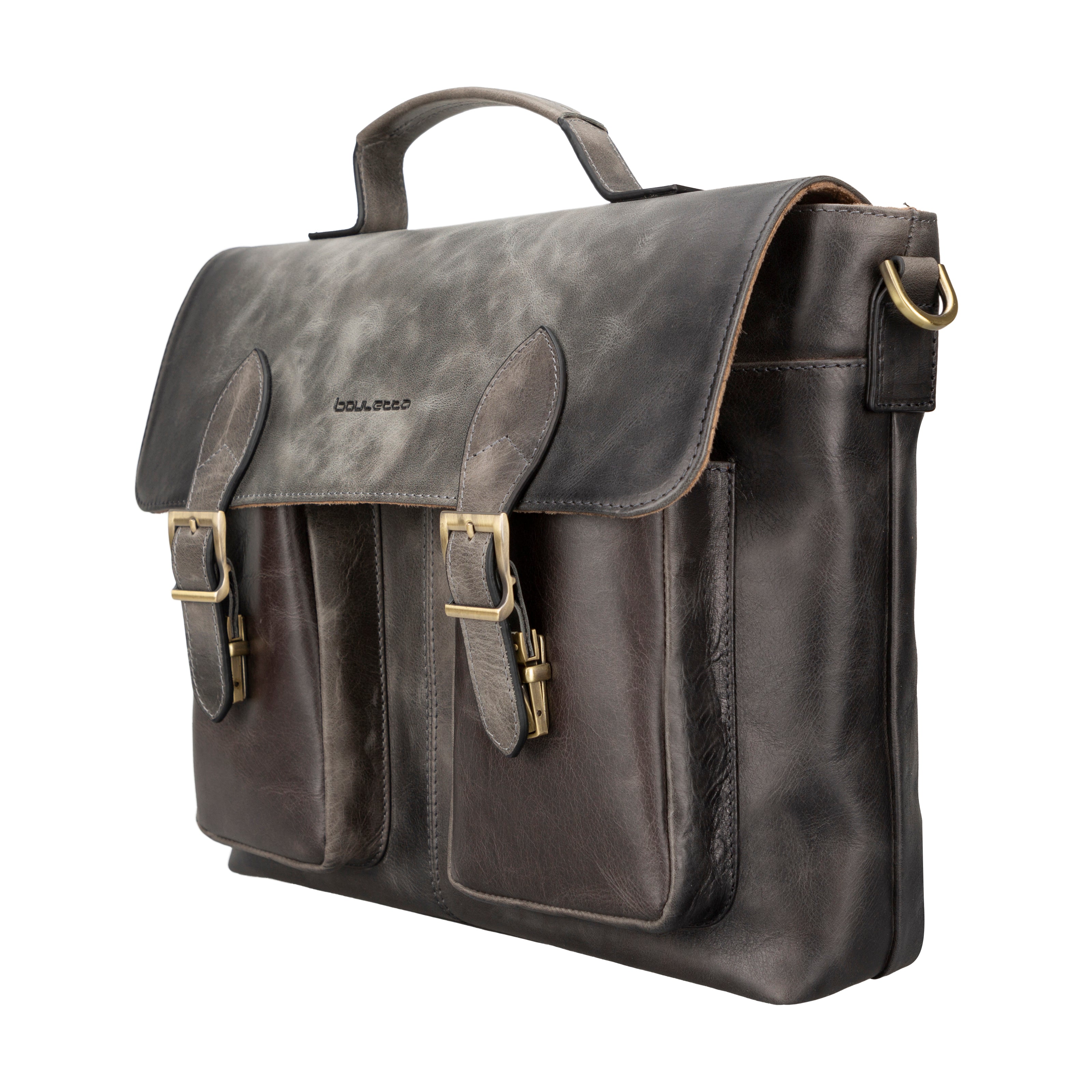 Olympus Genuine Leather Business Briefcase / Laptop Case