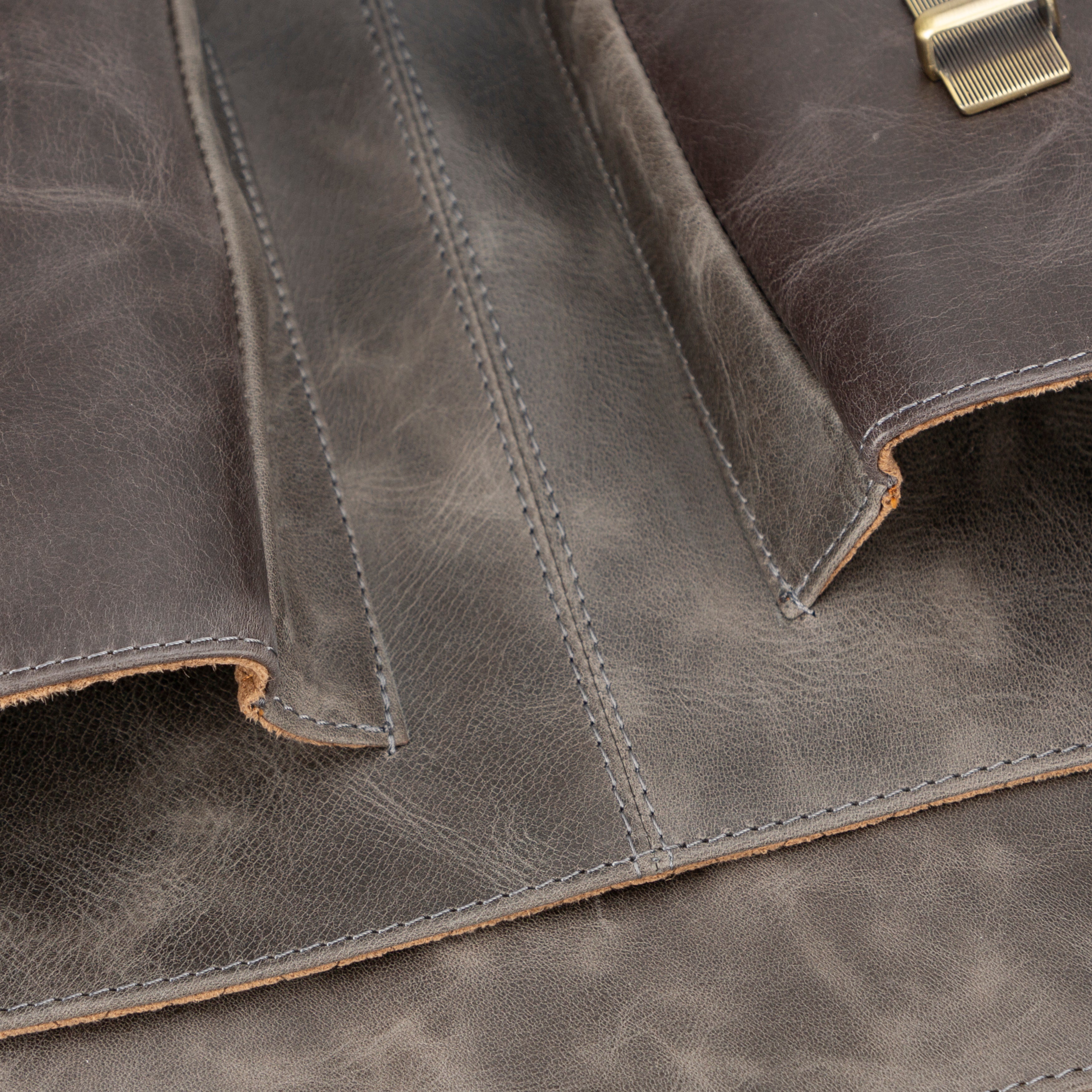 Olympus Genuine Leather Business Briefcase / Laptop Case